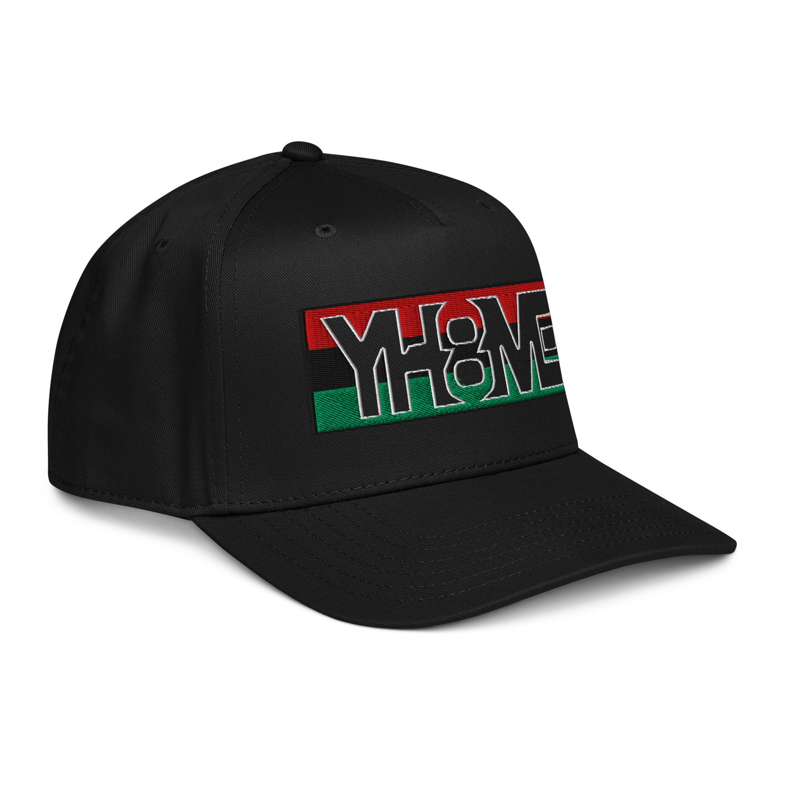 5 panel cap angle 4