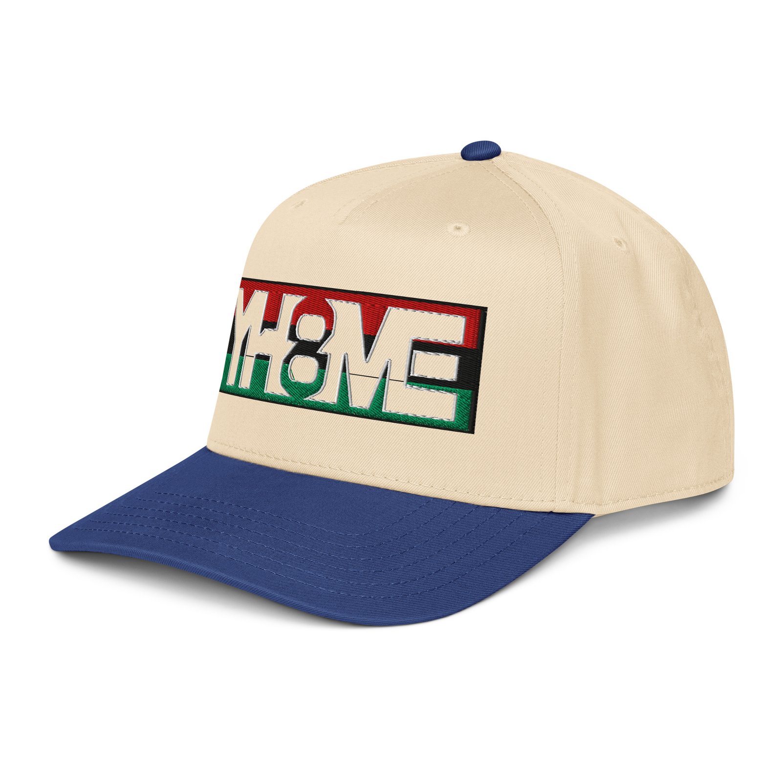 5 panel cap angle 23