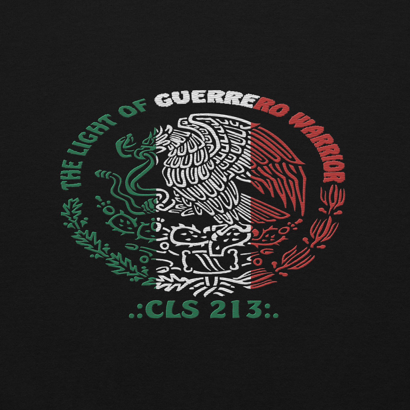THE LIGHT OF GUERREO WARRIOR (GREEN) (FRONT EMBROIDERED) angle 29