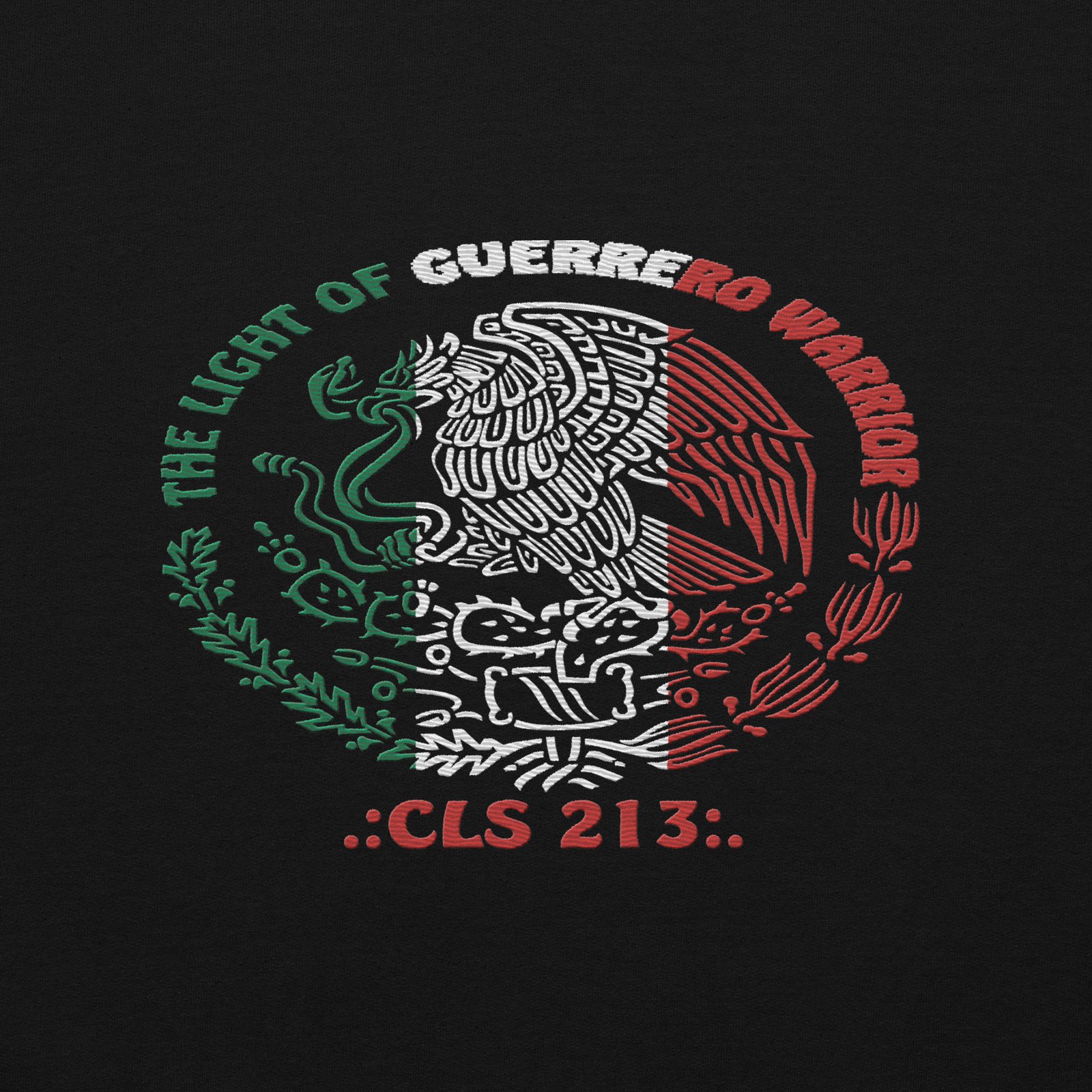 THE LIGHT OF GUERREO WARRIOR (RED) (FRONT EMBROIDERED) angle 29