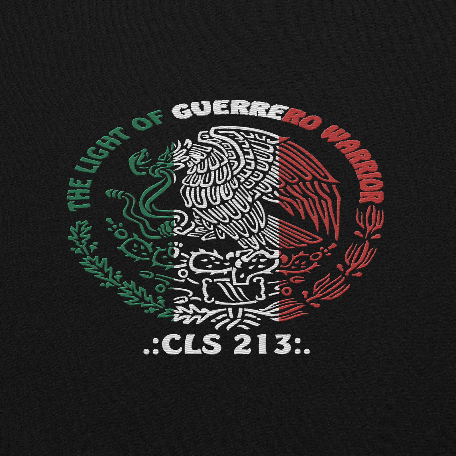 THE LIGHT OF GUERRERO WARRIOR (WHITE) (FRONT EMBROIDERED) angle 29