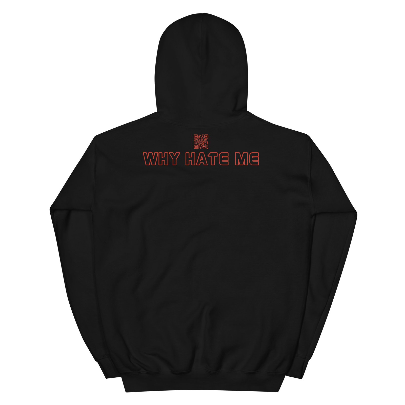 YH8ME BLACK PRIDE CUT OUT HOODIE (FRONT EMBRIODERED) angle 3