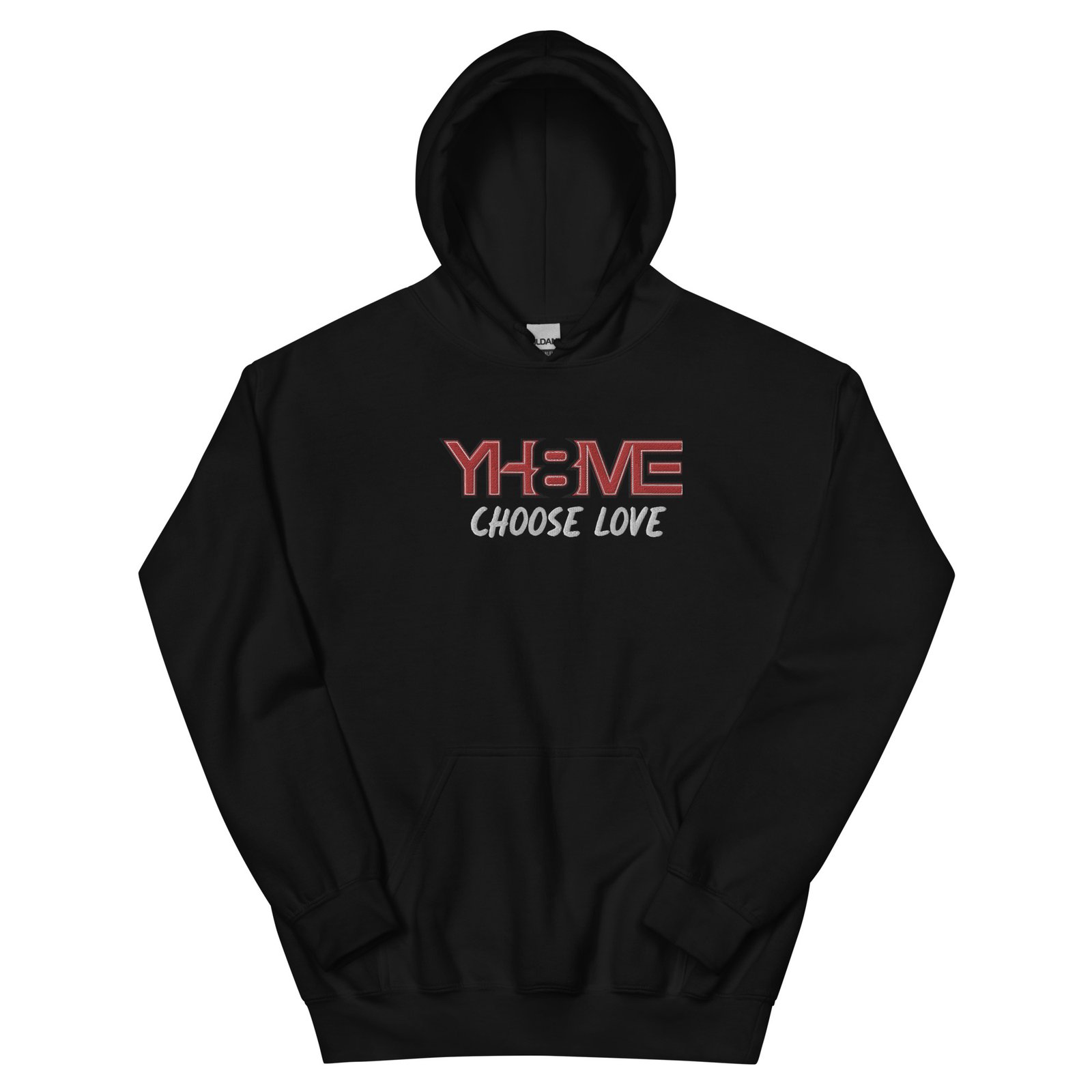 YH8ME CHOOSE LOVE HOODIE (FRONT EMBROIDERED)