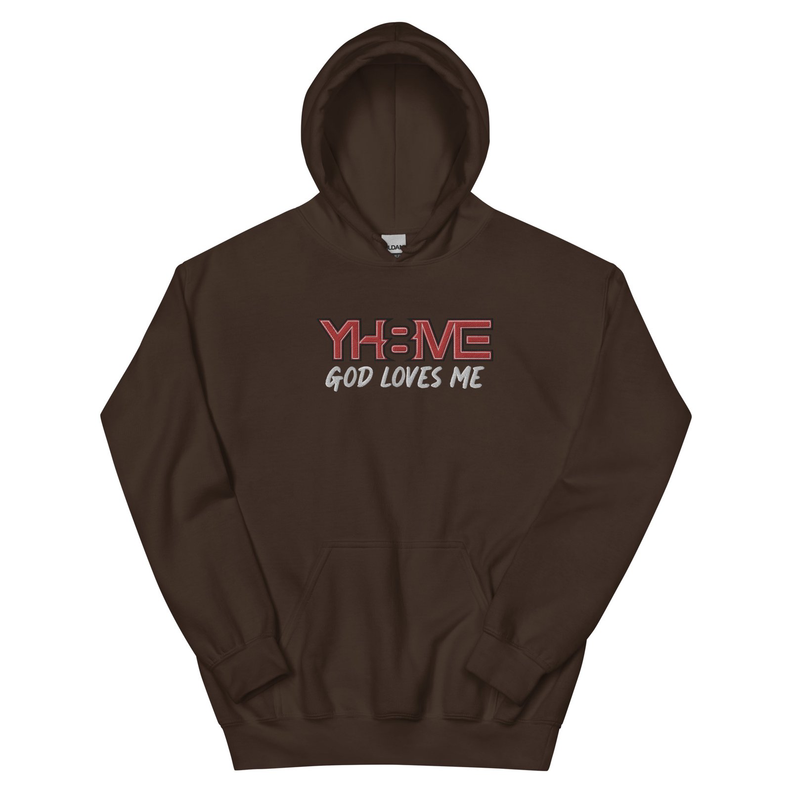 YH8ME GOD LOVES ME HOODIE (FRONT EMBROIDERED) angle 8