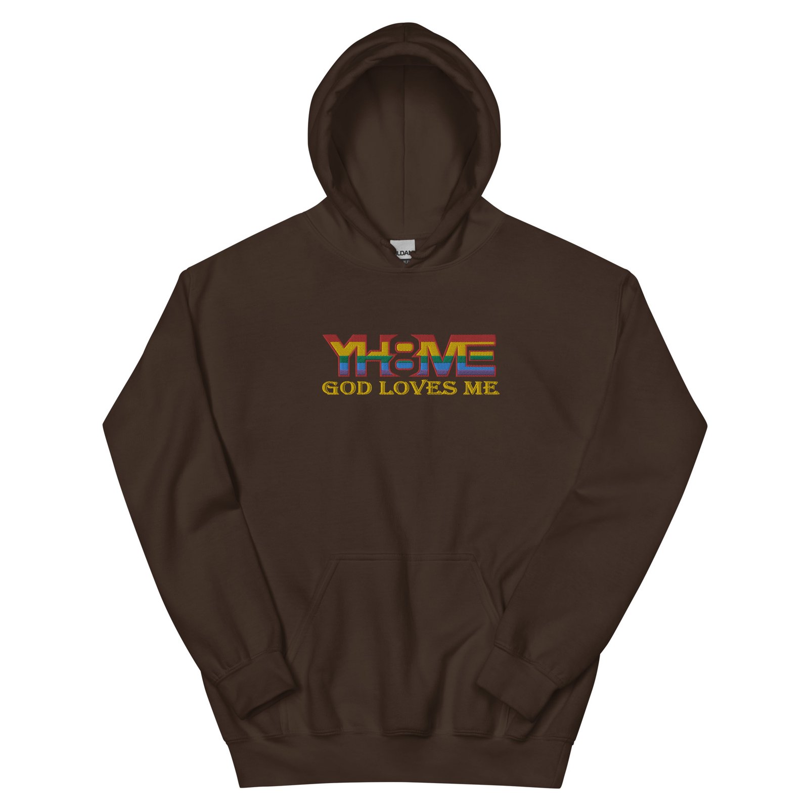 YH8ME PRIDE FLAG HOODIE (FRONT EMBROIDERED) angle 8