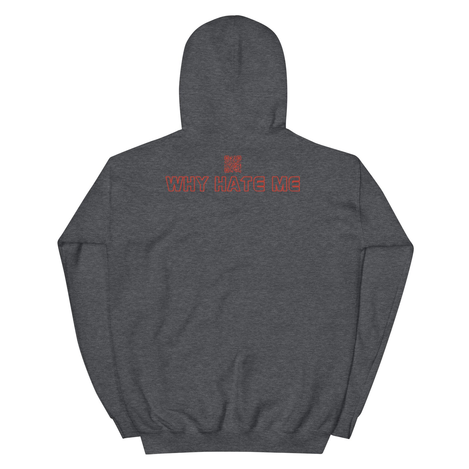 YH8ME BLACK PRIDE CUT OUT HOODIE (FRONT EMBRIODERED) angle 13