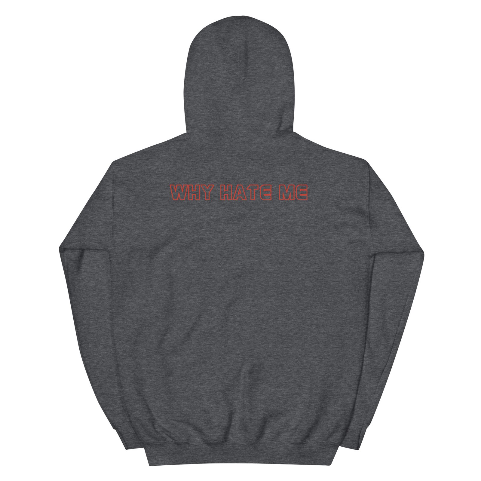 YH8ME HOODIE RED LOGO (FRONT EMBROIDERED) angle 13