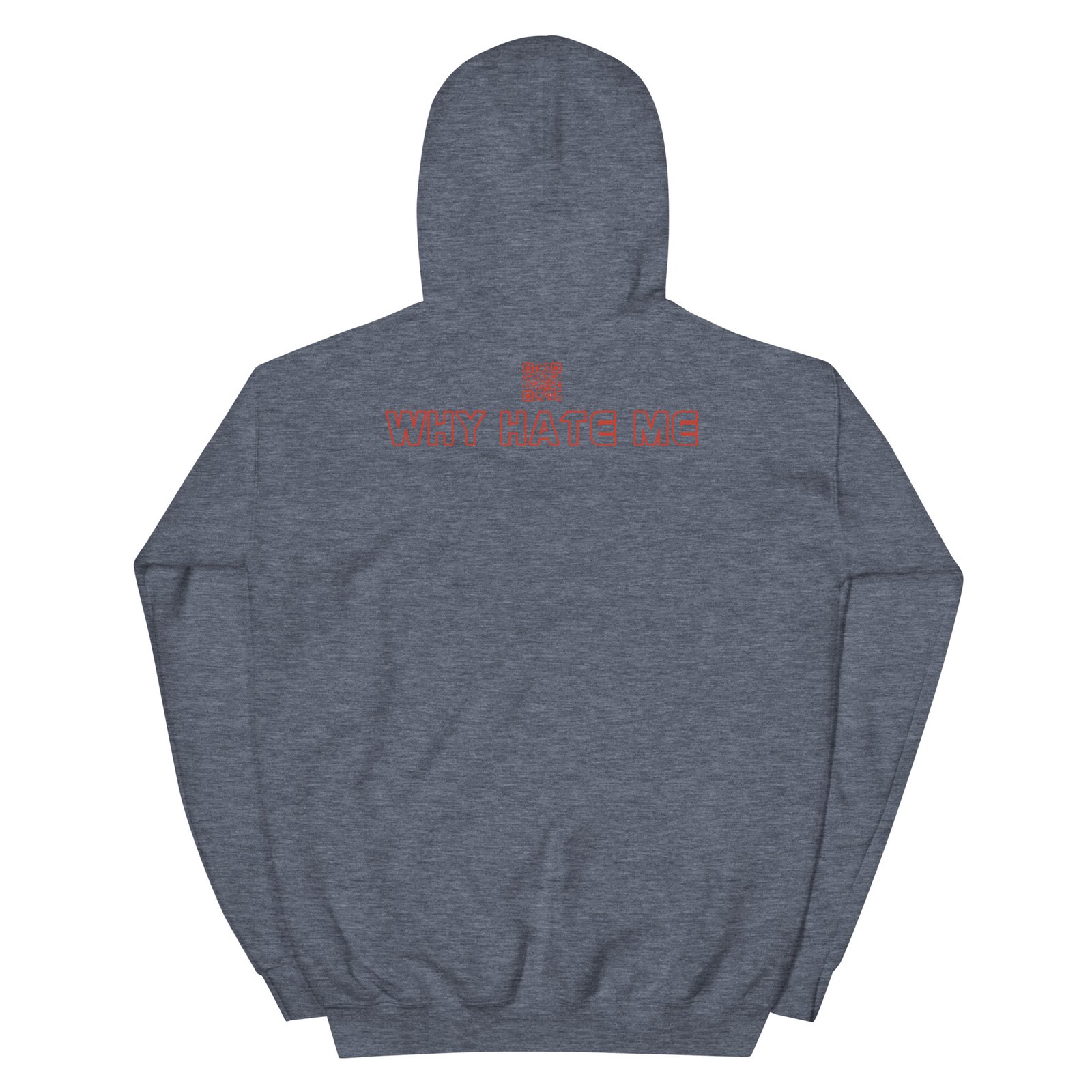 YH8ME BLACK PRIDE CUT OUT HOODIE (FRONT EMBRIODERED) angle 19