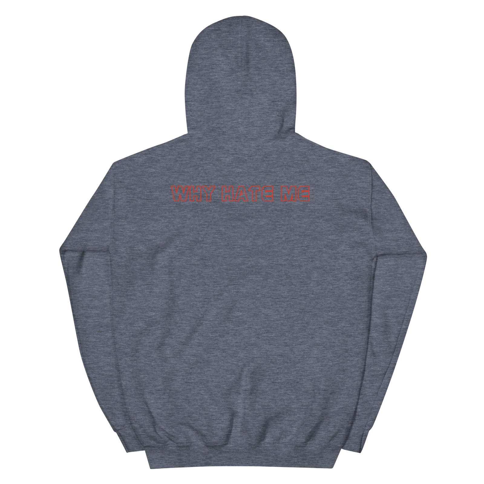 YH8ME HOODIE RED LOGO (FRONT EMBROIDERED) angle 19