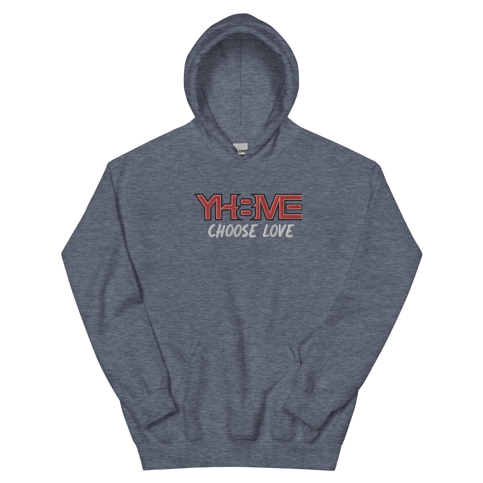 YH8ME CHOOSE LOVE HOODIE (FRONT EMBROIDERED) angle 9