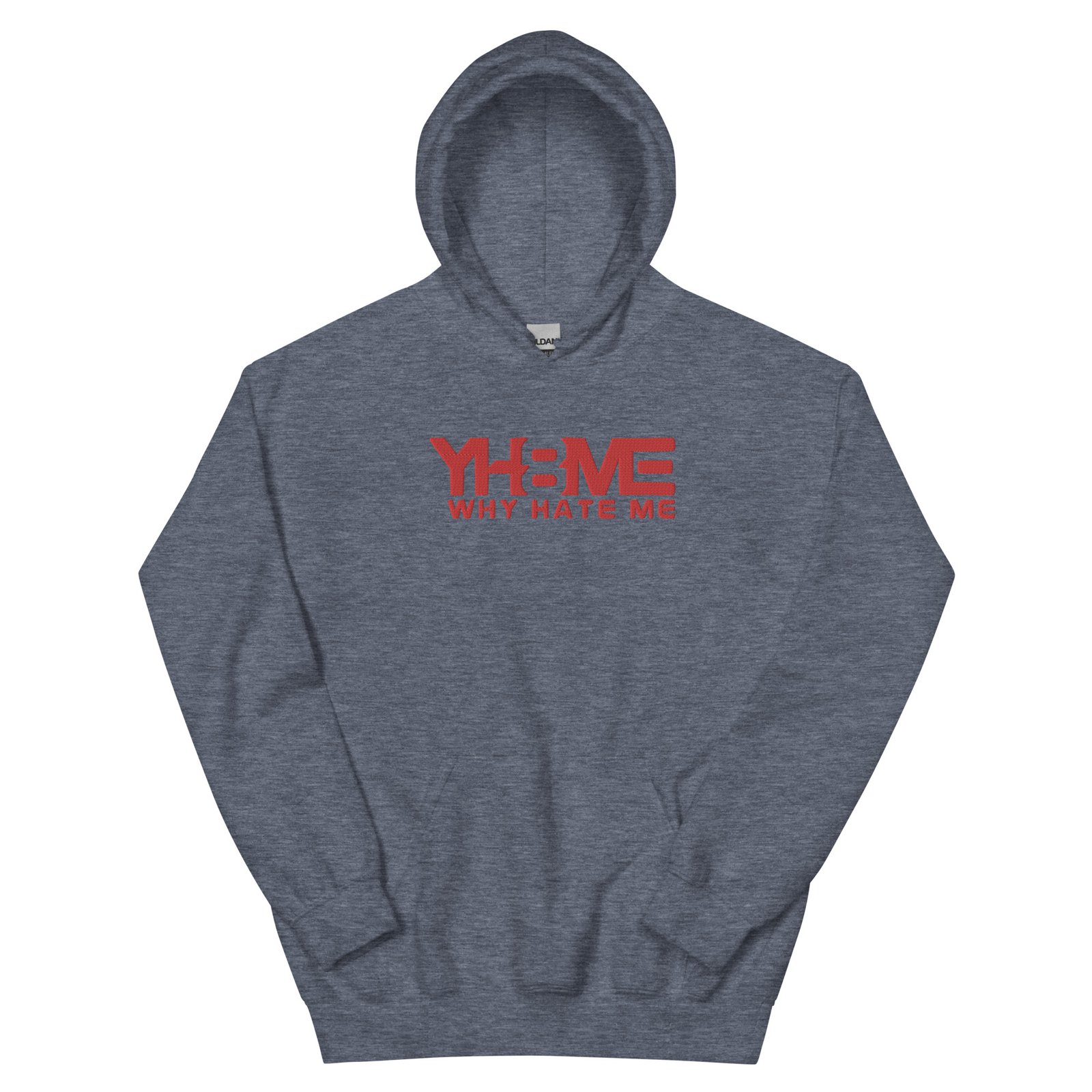 YH8ME HOODIE RED LOGO (FRONT EMBROIDERED) angle 18