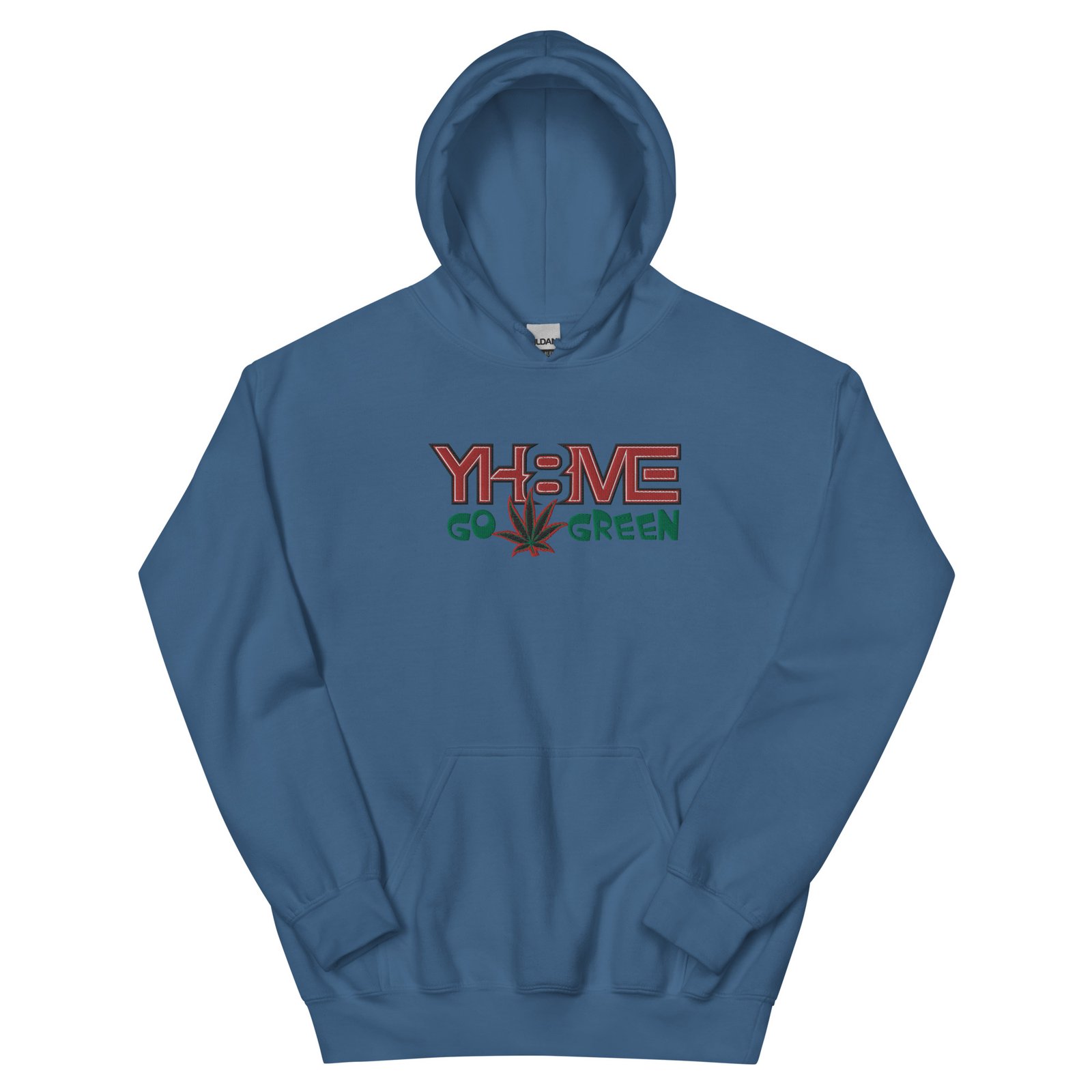 YH8ME GO GREEN HOODIE (FRONT EMBROIDERED) angle 14