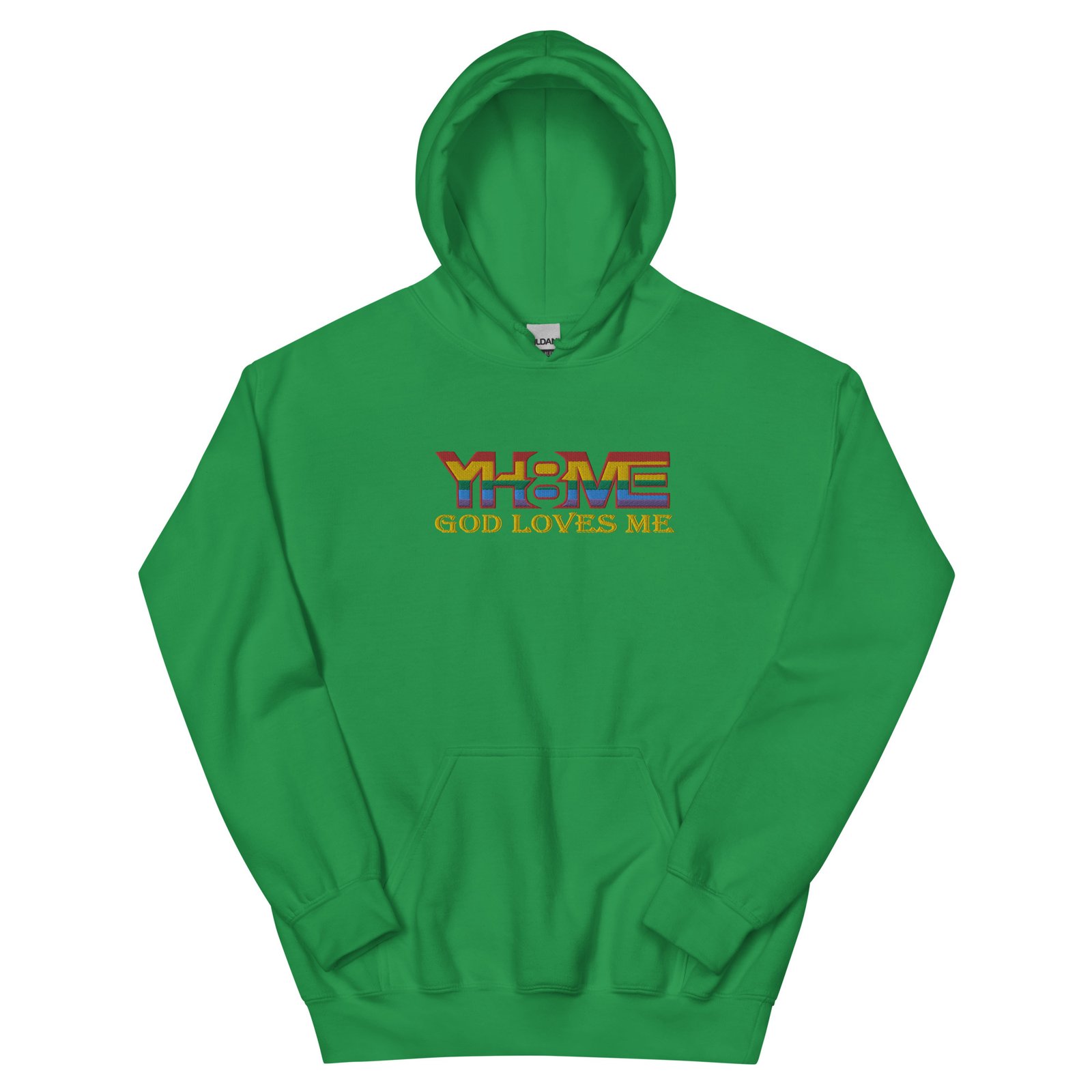 YH8ME PRIDE FLAG HOODIE (FRONT EMBROIDERED) angle 16