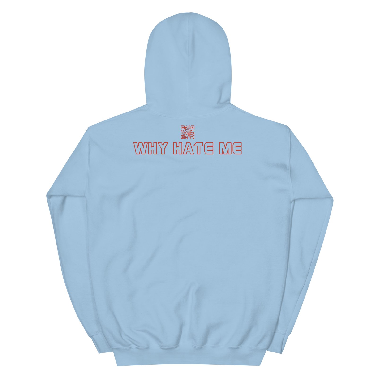 YH8ME BLACK PRIDE CUT OUT HOODIE (FRONT EMBRIODERED) angle 27