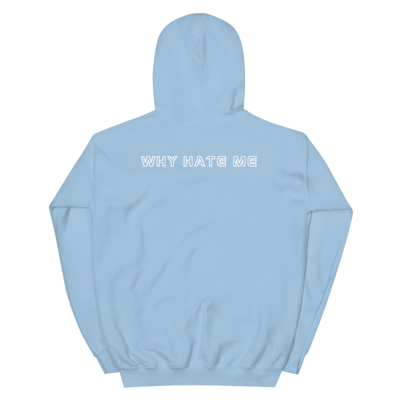 YH8ME HOODIE WHITE LOGO (FRONT EMBROIDERED) angle 27