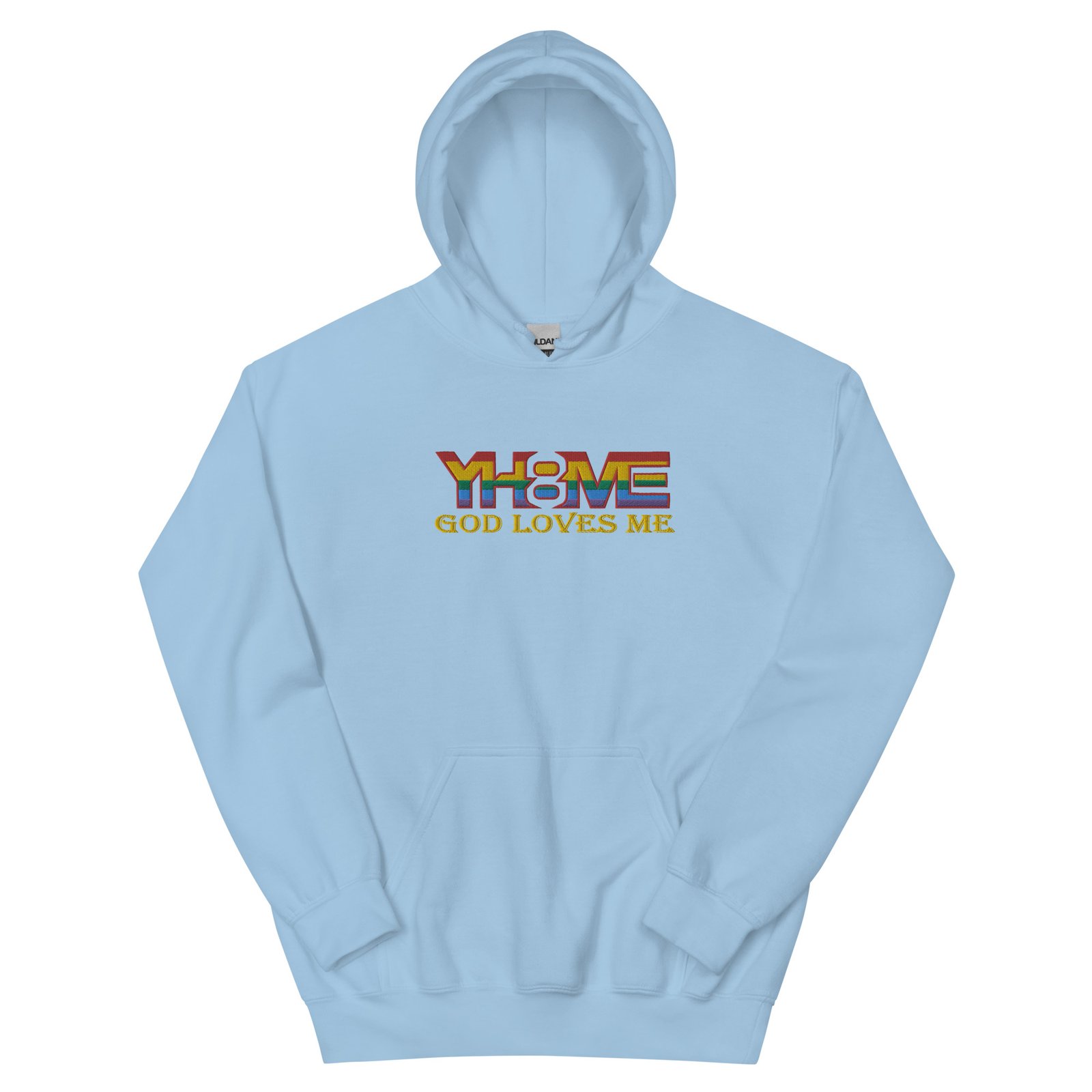 YH8ME PRIDE FLAG HOODIE (FRONT EMBROIDERED) angle 22