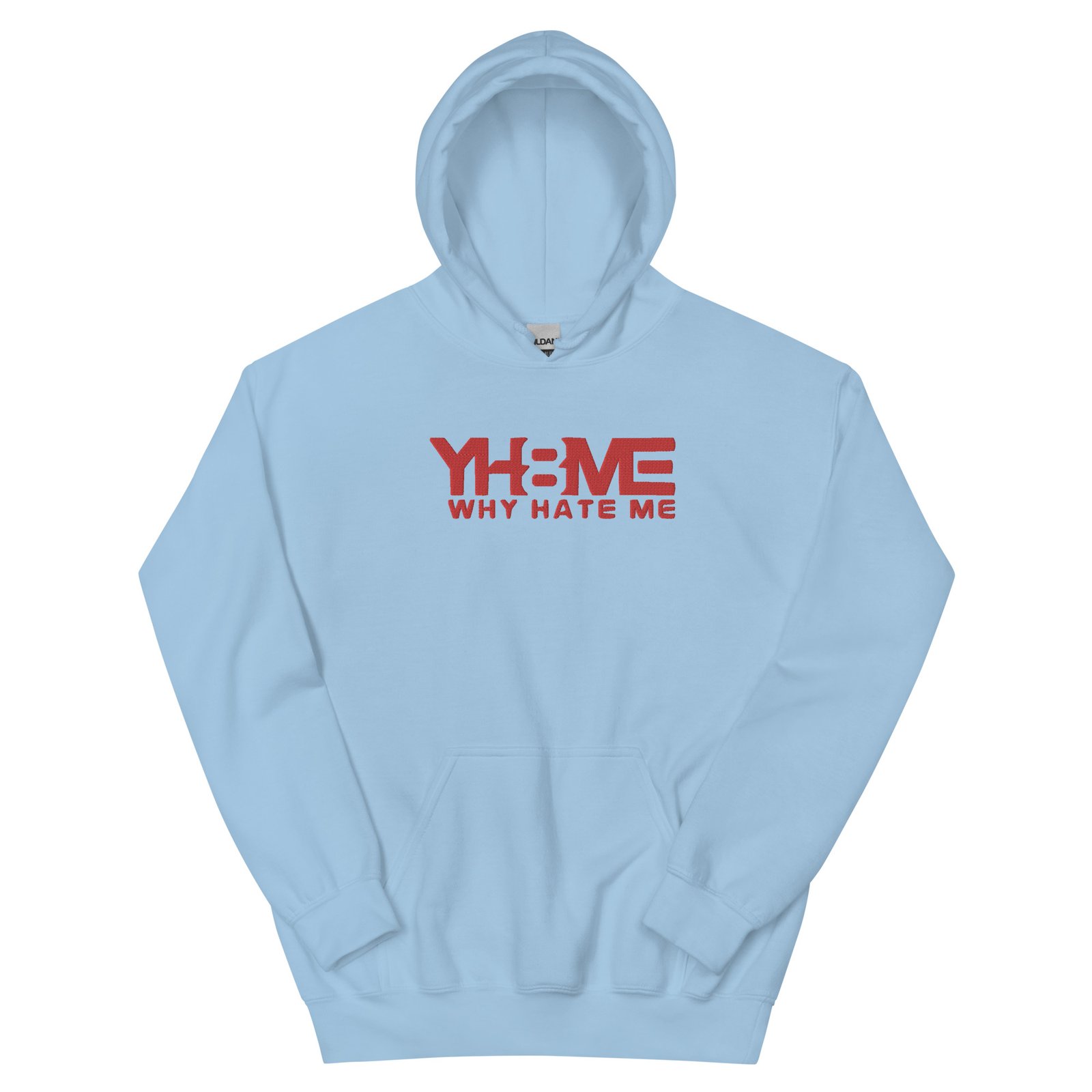 YH8ME HOODIE RED LOGO (FRONT EMBROIDERED) angle 26