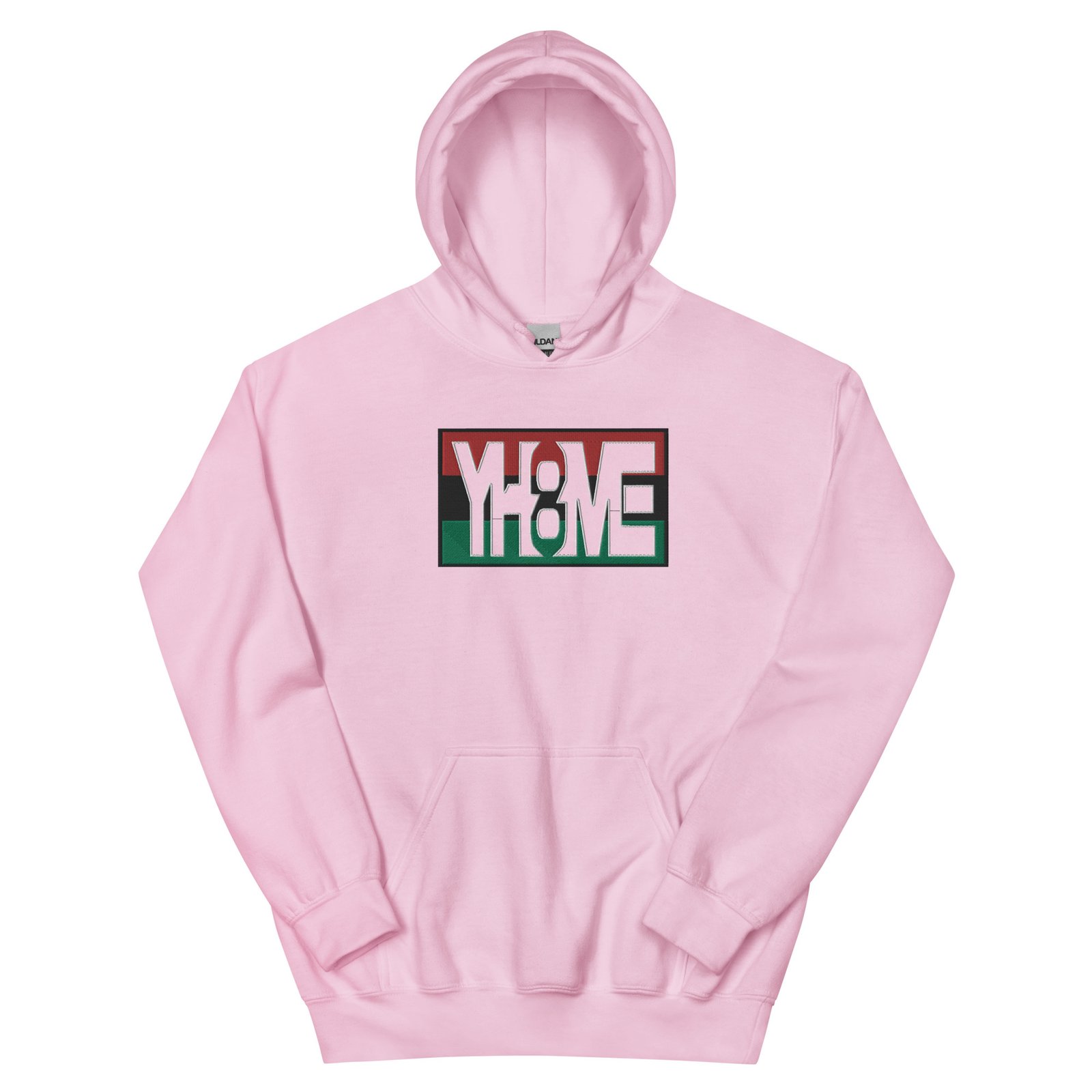 YH8ME BLACK PRIDE CUT OUT HOODIE (FRONT EMBRIODERED) angle 30