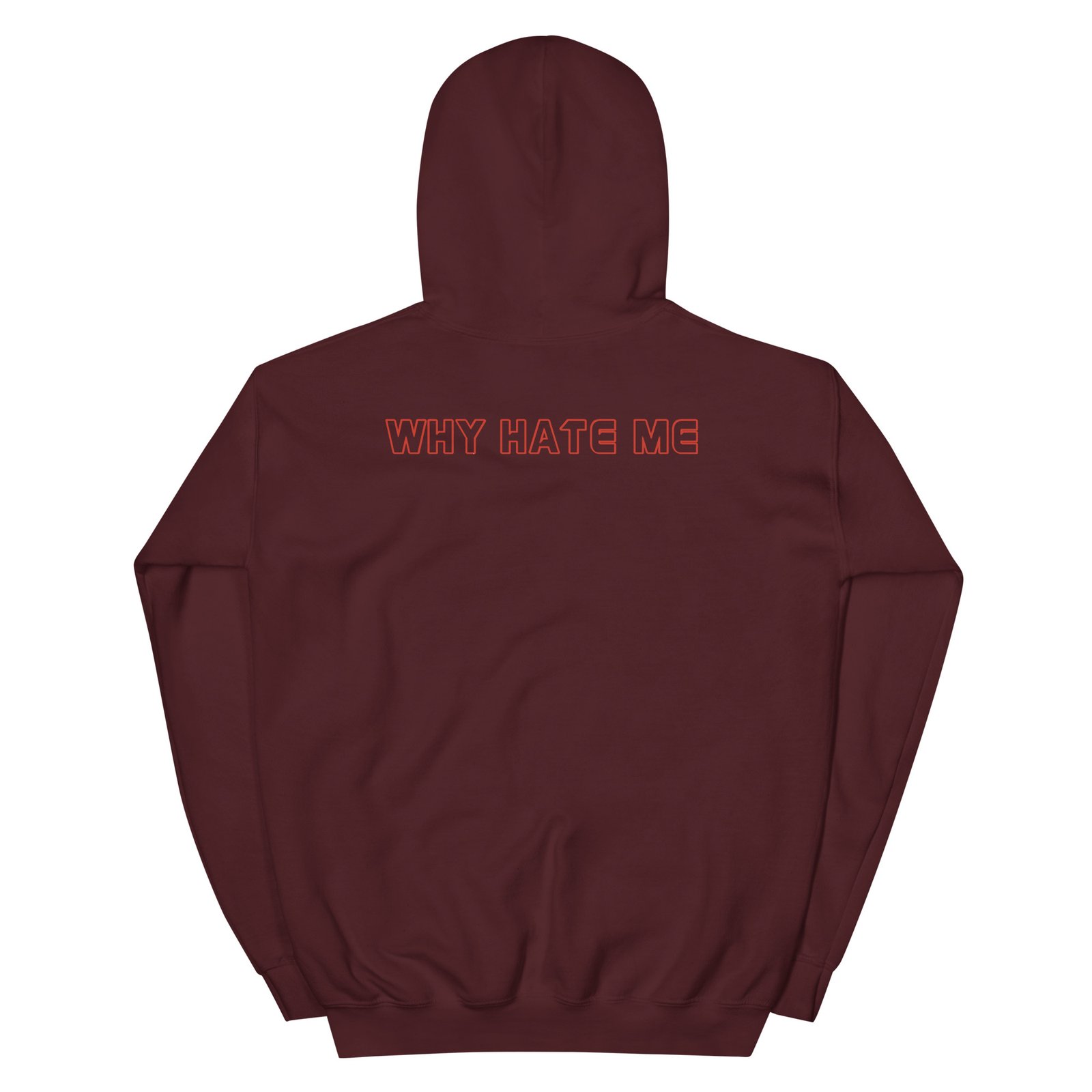 YH8ME HOODIE RED LOGO (FRONT EMBROIDERED) angle 7