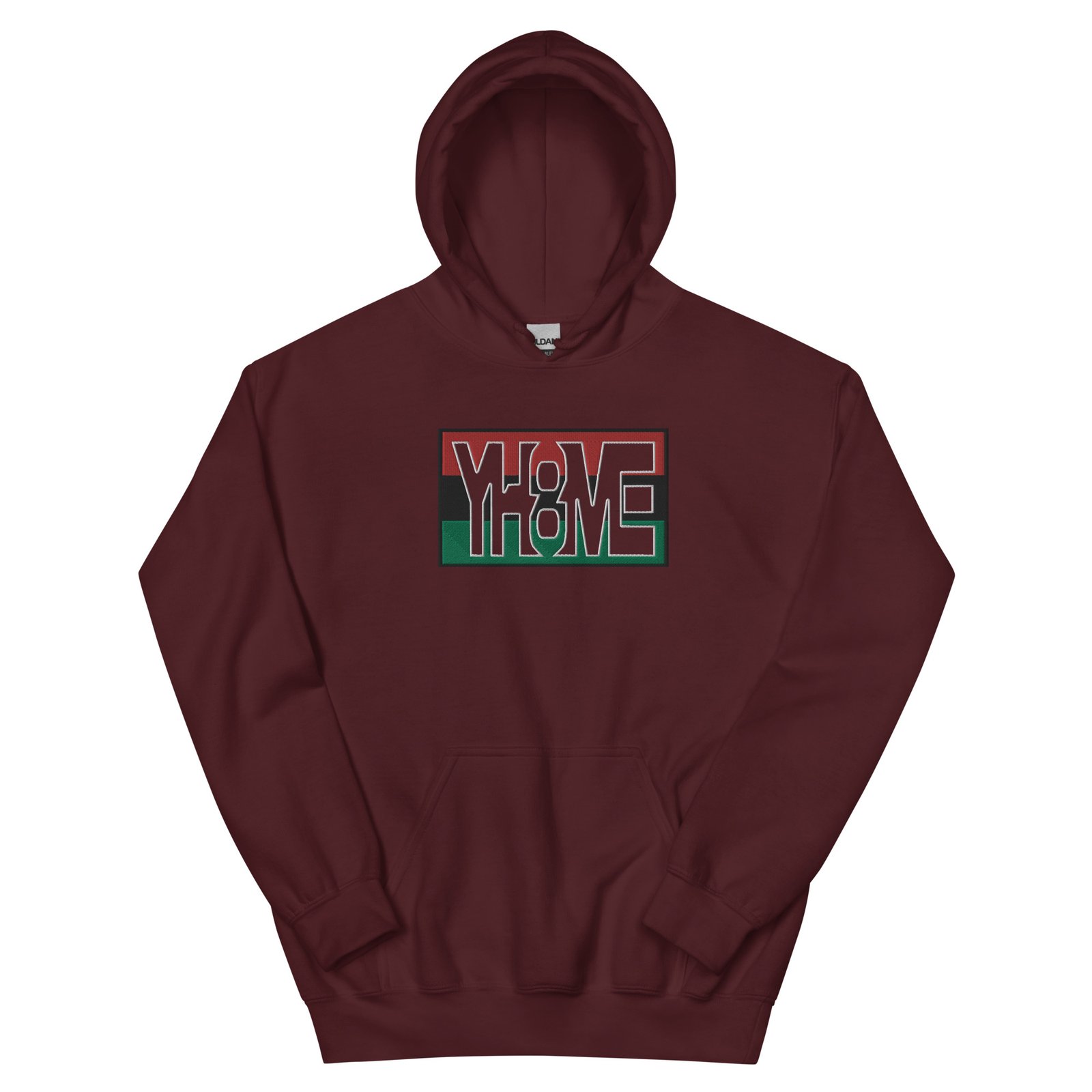 YH8ME BLACK PRIDE CUT OUT HOODIE (FRONT EMBRIODERED) angle 6