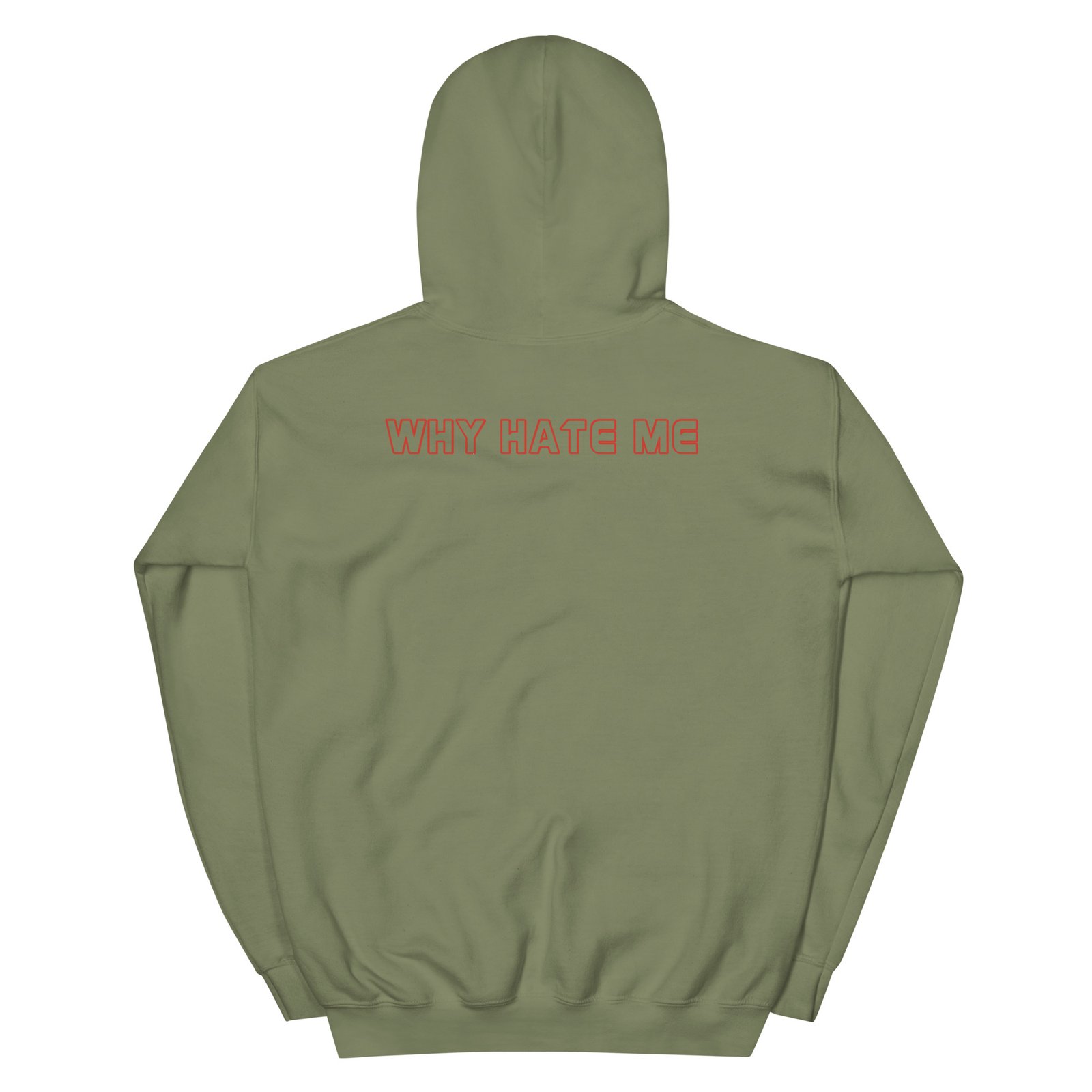 YH8ME HOODIE RED LOGO (FRONT EMBROIDERED) angle 23