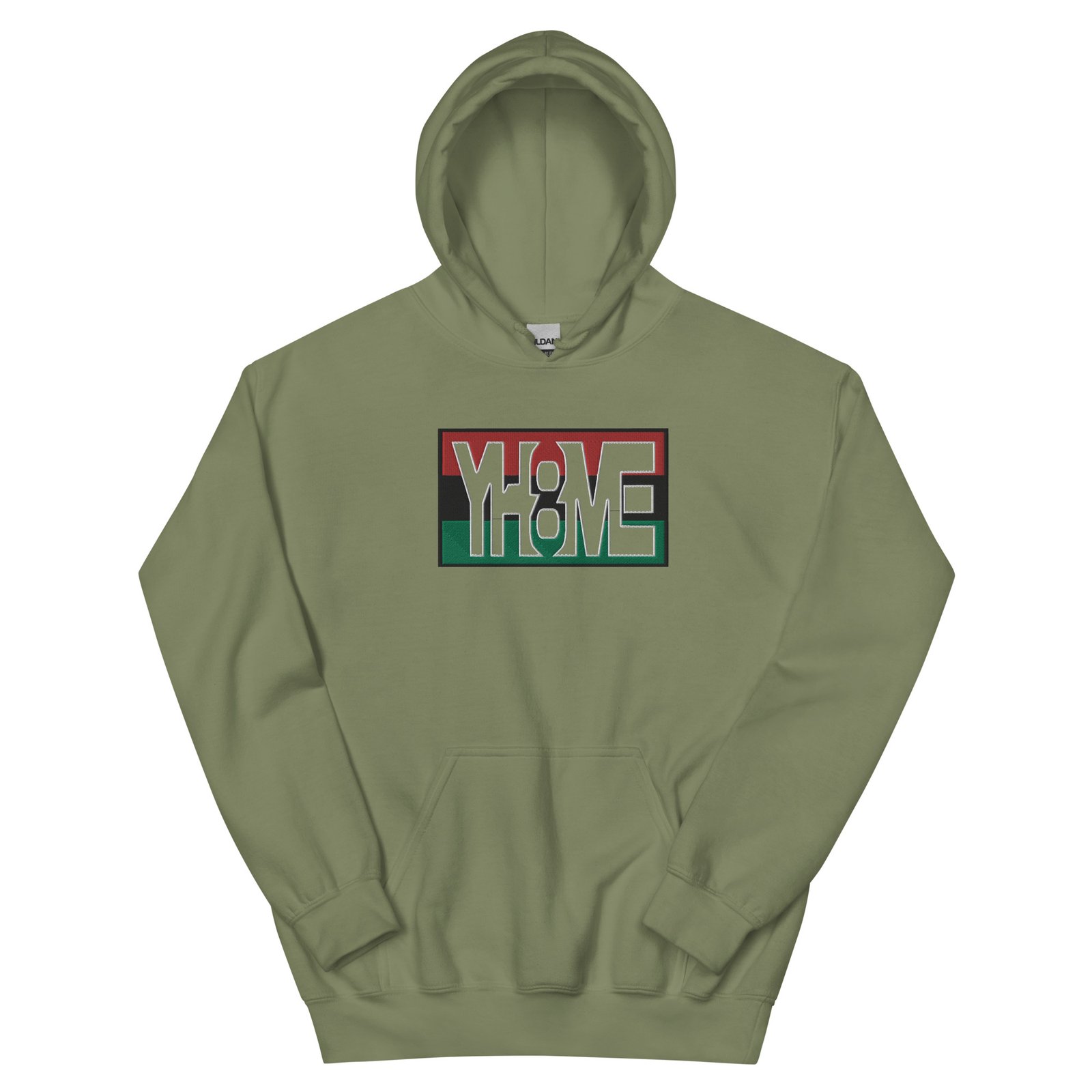 YH8ME BLACK PRIDE CUT OUT HOODIE (FRONT EMBRIODERED) angle 22