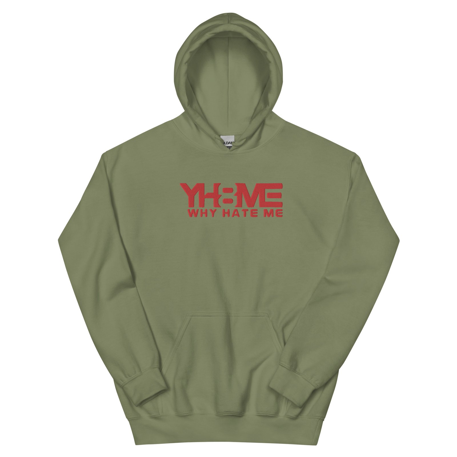 YH8ME HOODIE RED LOGO (FRONT EMBROIDERED) angle 22
