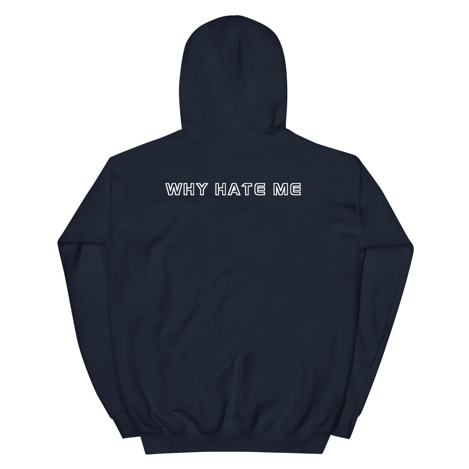 YH8ME HOODIE WHITE LOGO (FRONT EMBROIDERED) angle 5