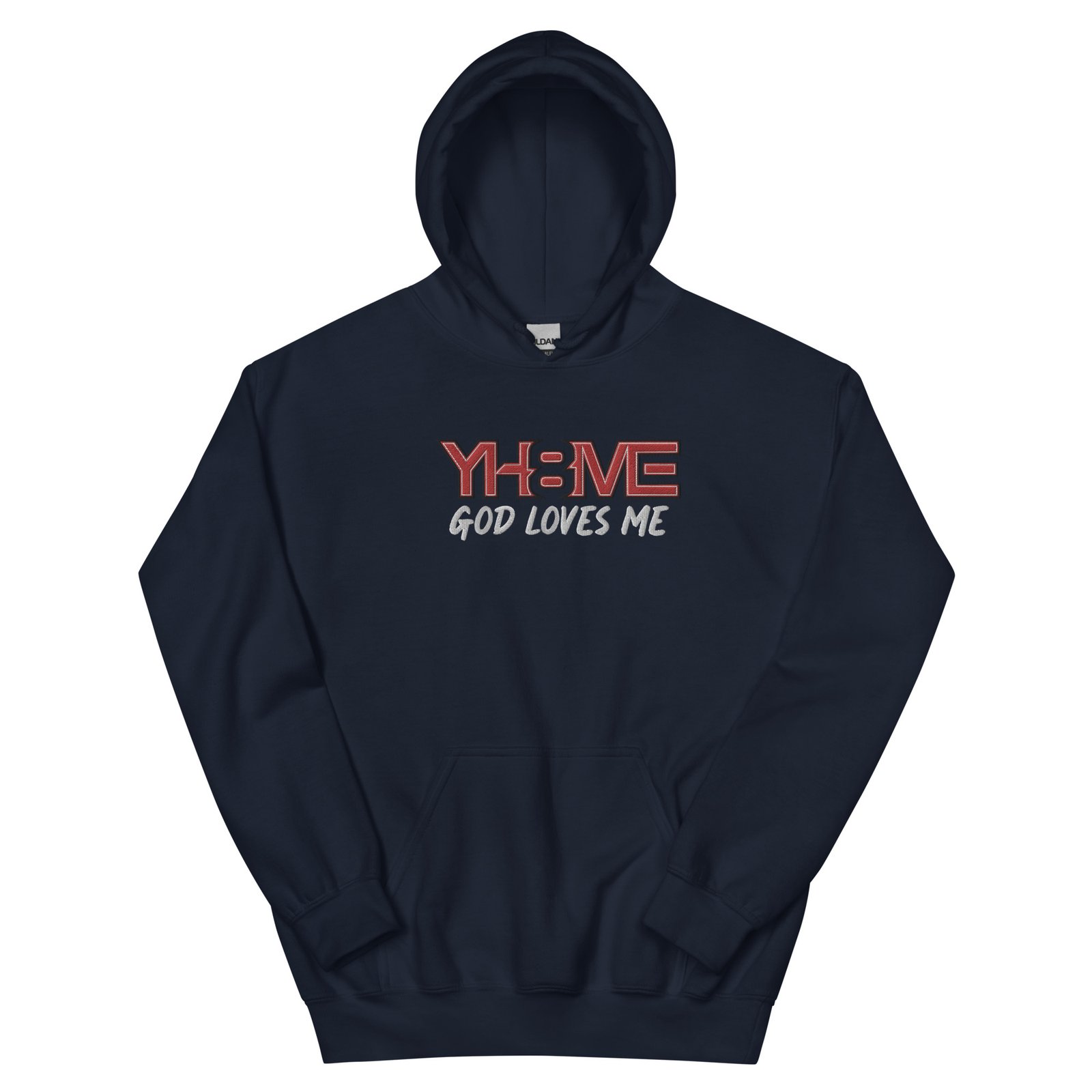 YH8ME GOD LOVES ME HOODIE (FRONT EMBROIDERED) angle 4