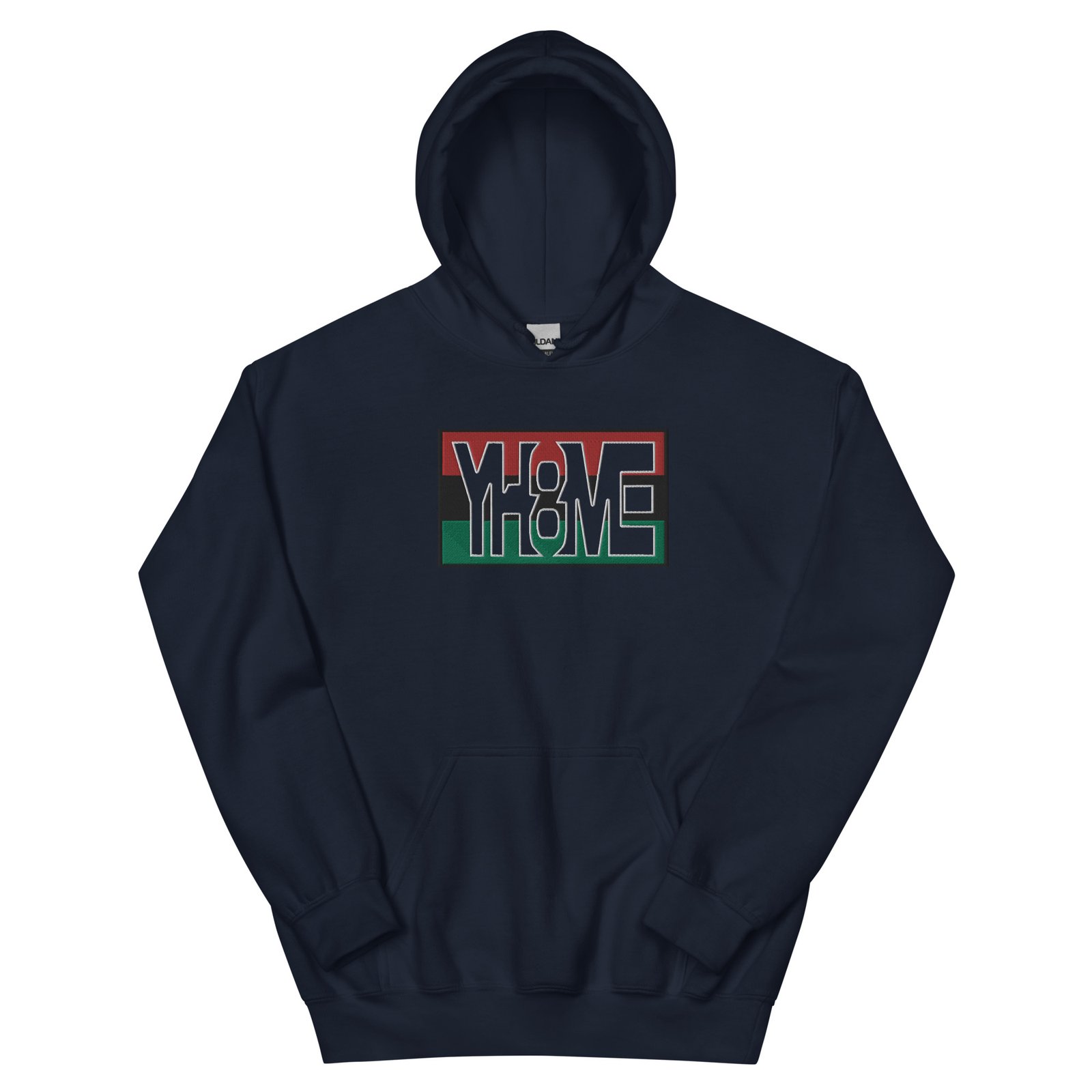 YH8ME BLACK PRIDE CUT OUT HOODIE (FRONT EMBRIODERED) angle 4