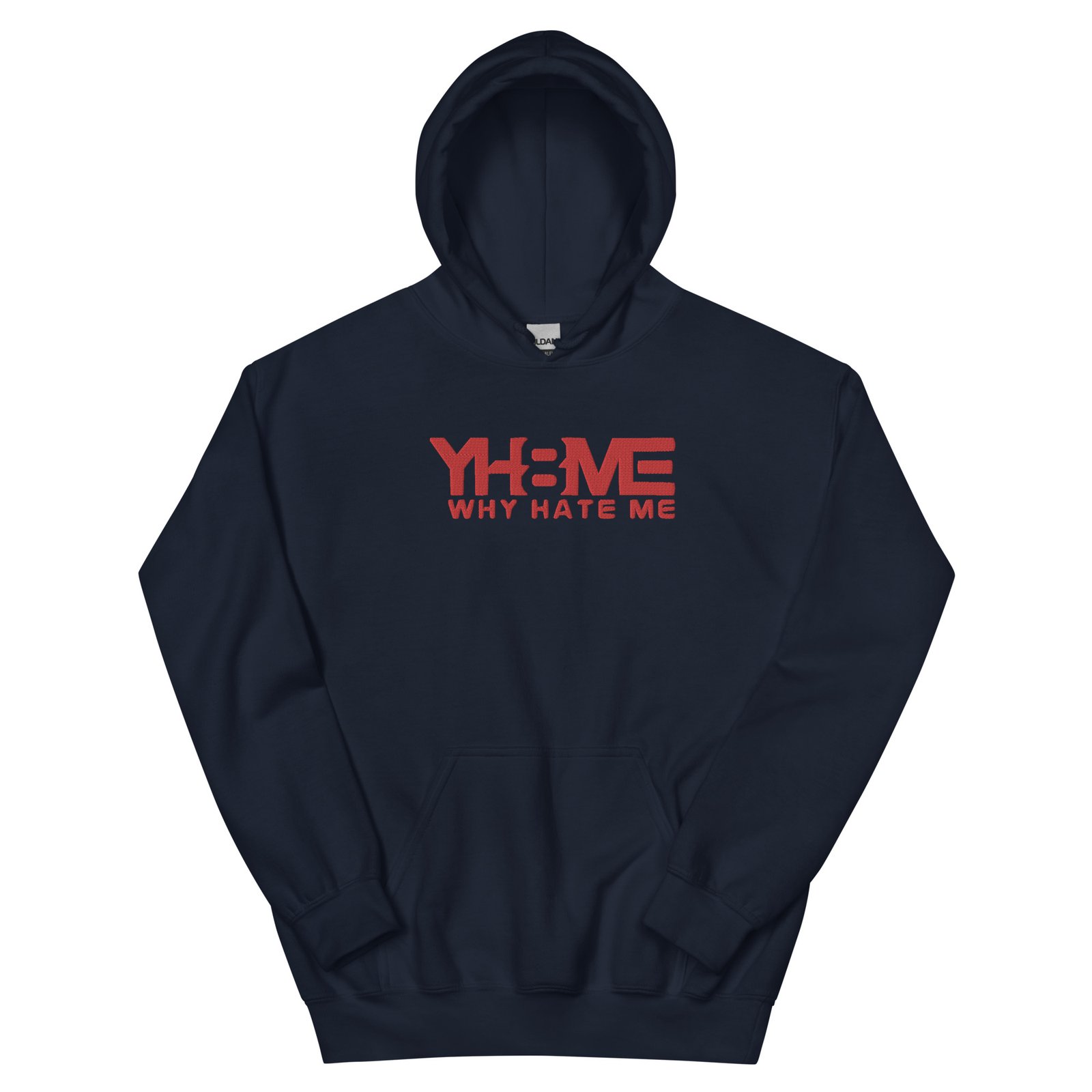 YH8ME HOODIE RED LOGO (FRONT EMBROIDERED) angle 4