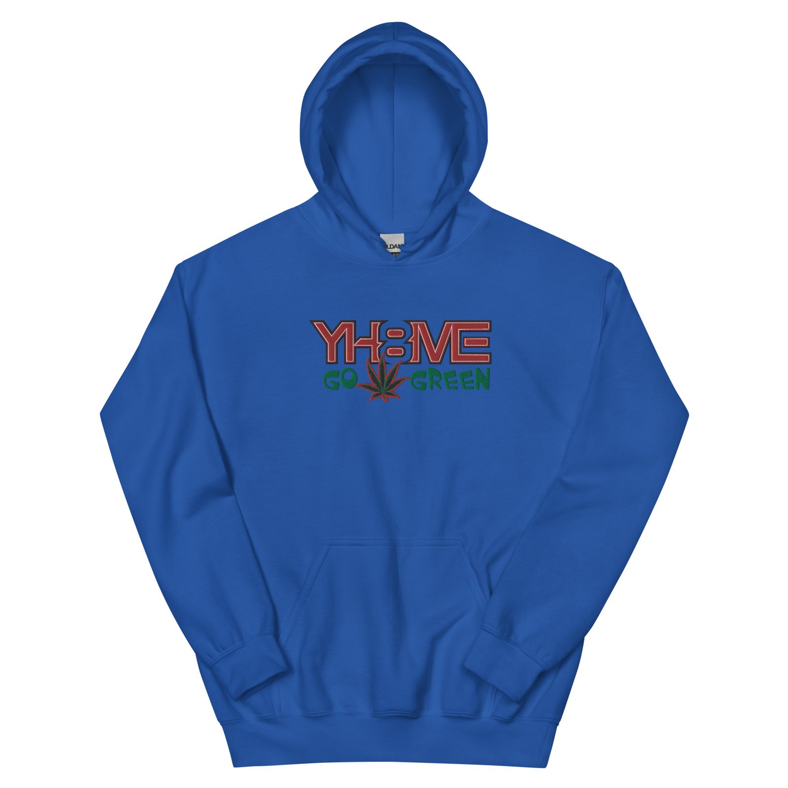 YH8ME GO GREEN HOODIE (FRONT EMBROIDERED) angle 12