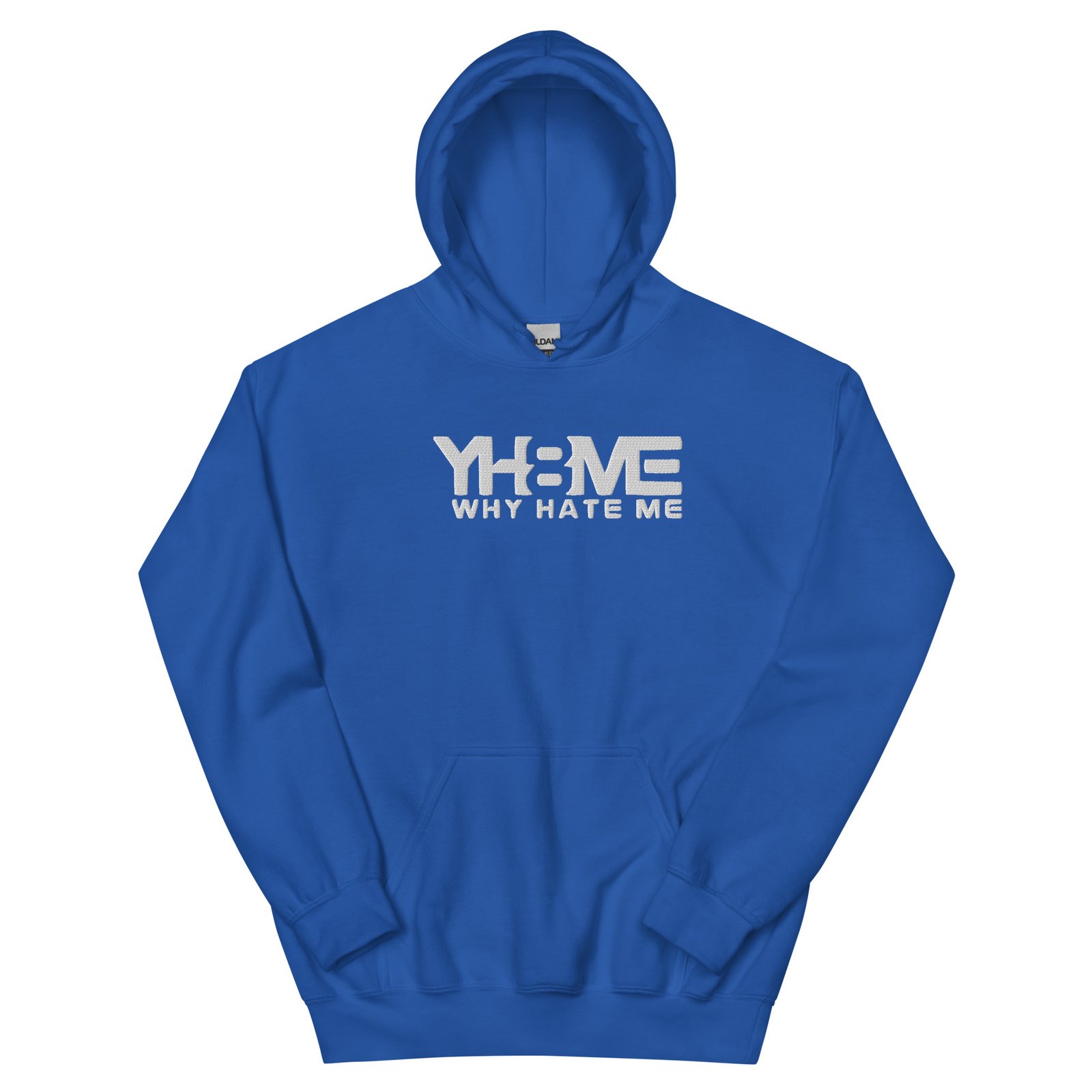YH8ME HOODIE WHITE LOGO (FRONT EMBROIDERED) angle 14