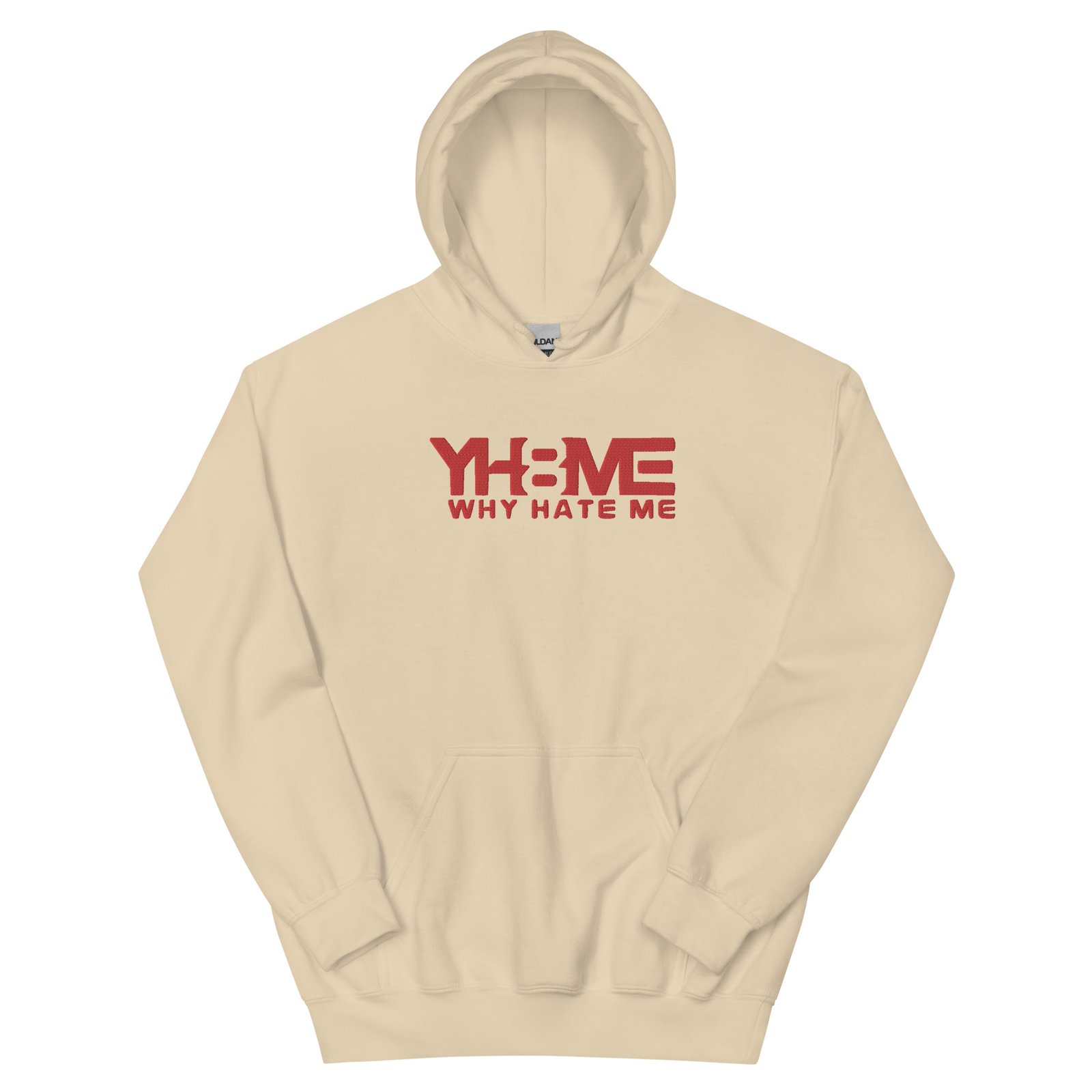 YH8ME HOODIE RED LOGO (FRONT EMBROIDERED) angle 28