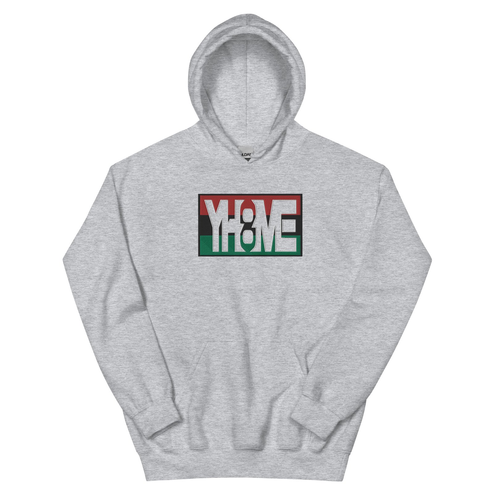 YH8ME BLACK PRIDE CUT OUT HOODIE (FRONT EMBRIODERED) angle 24