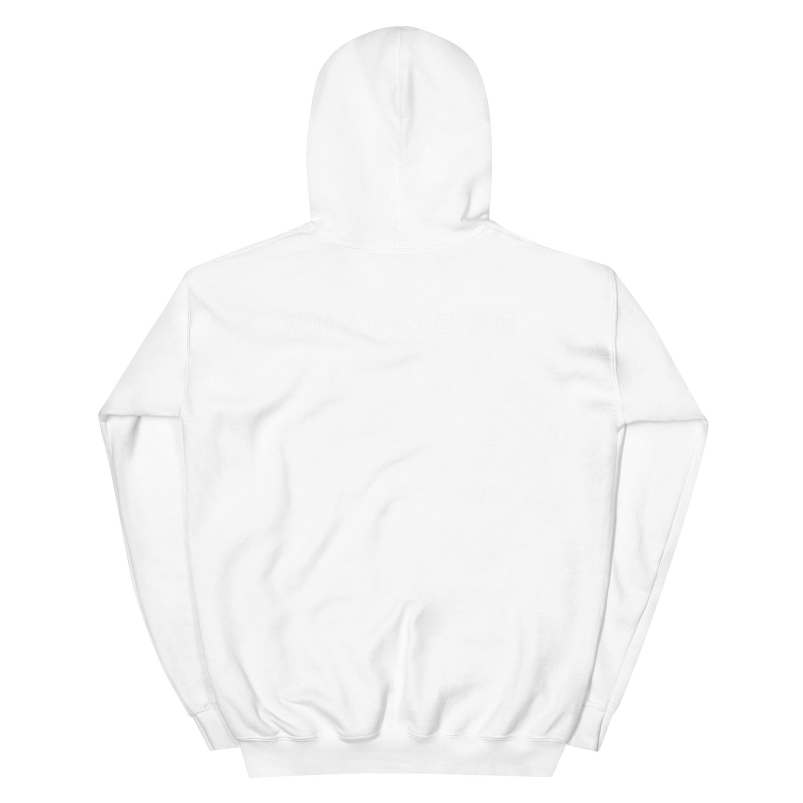 YH8ME HOODIE WHITE LOGO (FRONT EMBROIDERED) angle 33