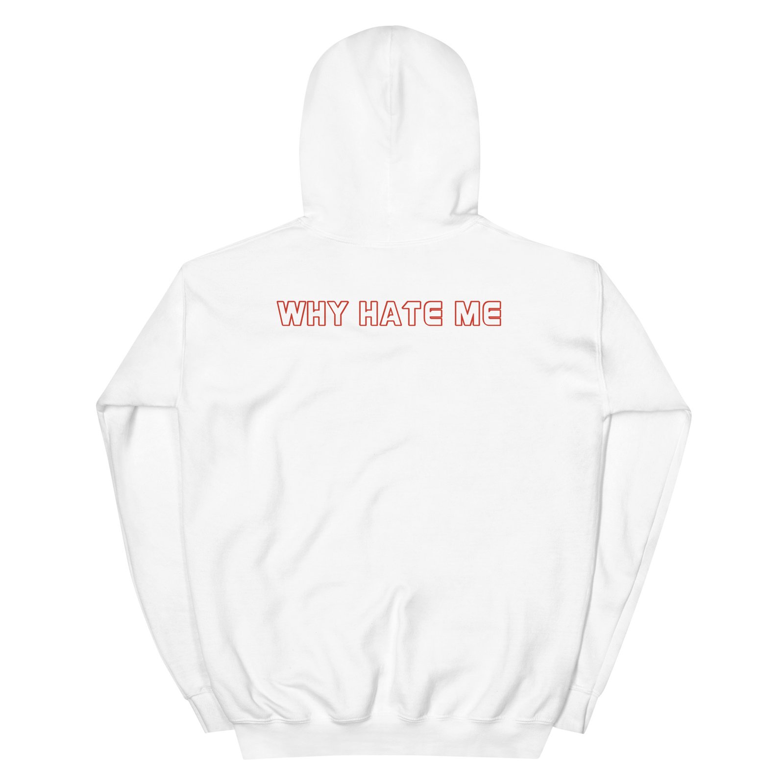 YH8ME HOODIE RED LOGO (FRONT EMBROIDERED) angle 33