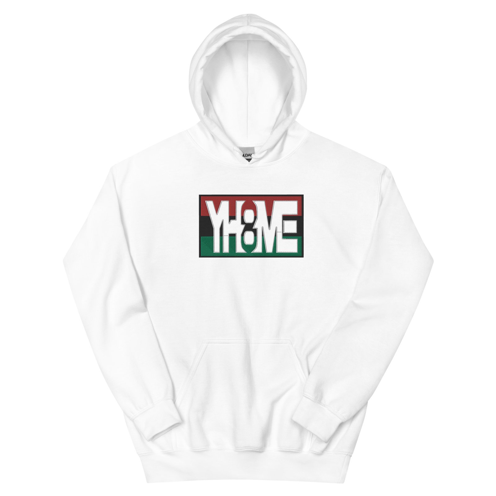 YH8ME BLACK PRIDE CUT OUT HOODIE (FRONT EMBRIODERED) angle 32