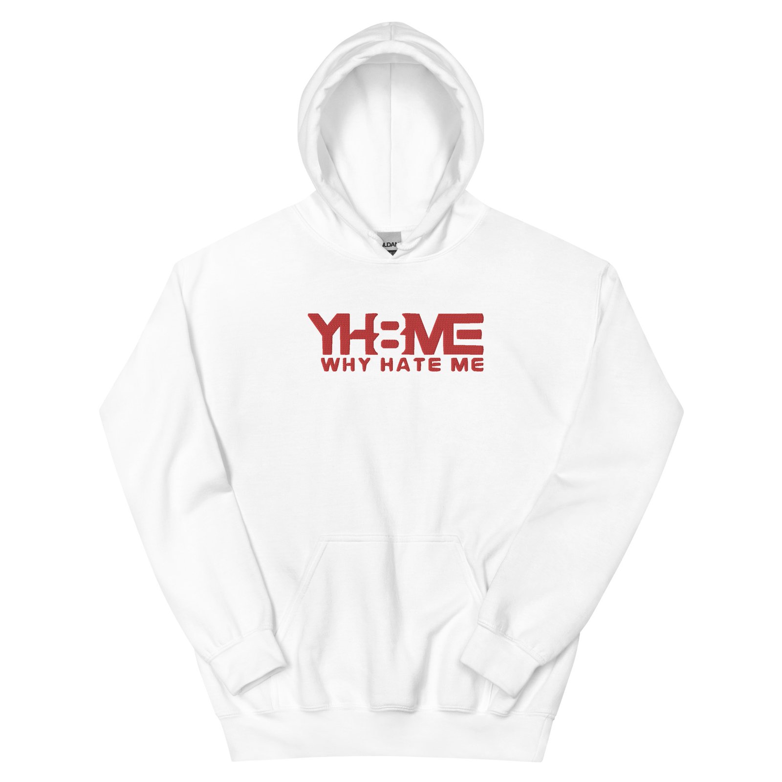 YH8ME HOODIE RED LOGO (FRONT EMBROIDERED) angle 32
