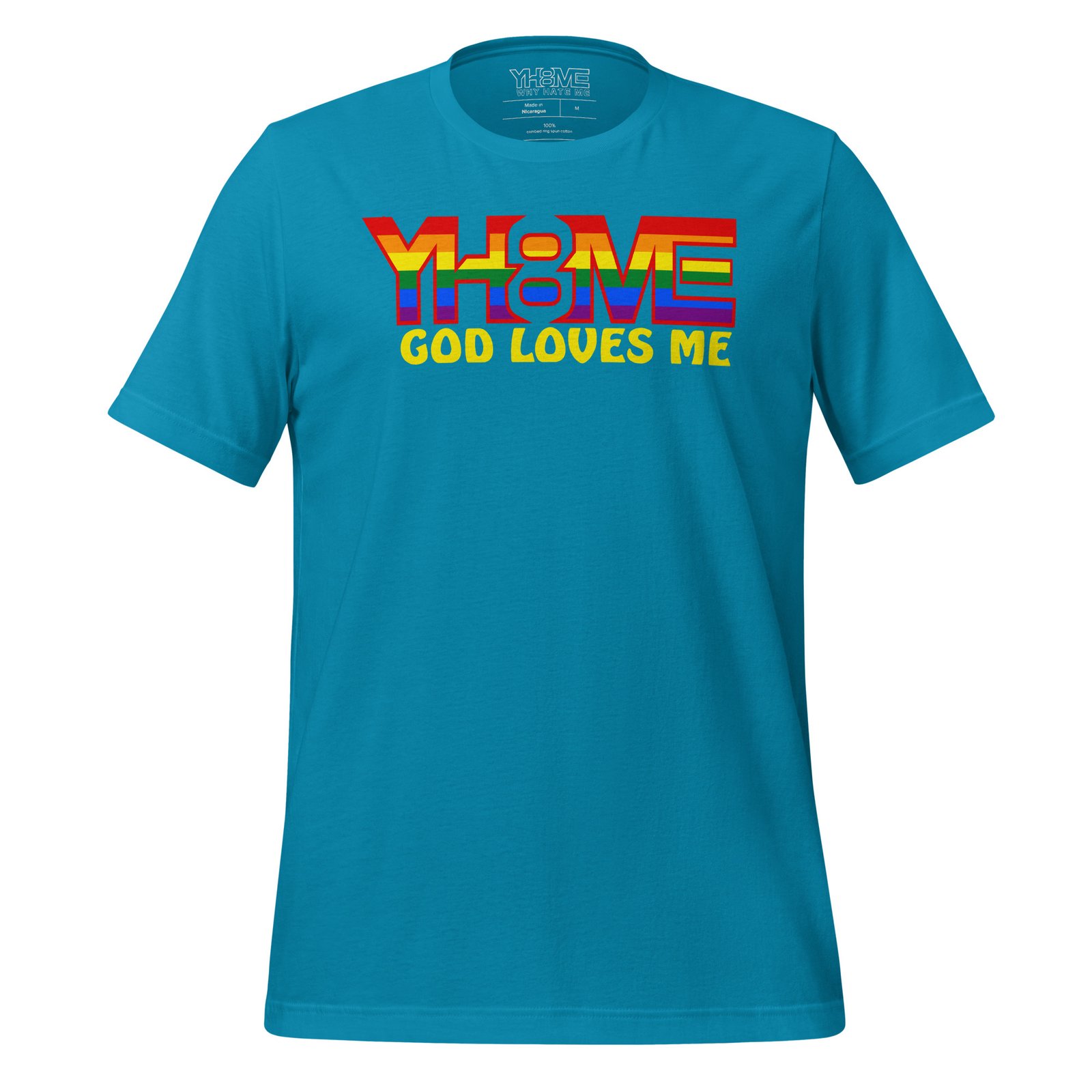 YH8ME GOD LOVES ME PRIDE T-SHIRT angle 26