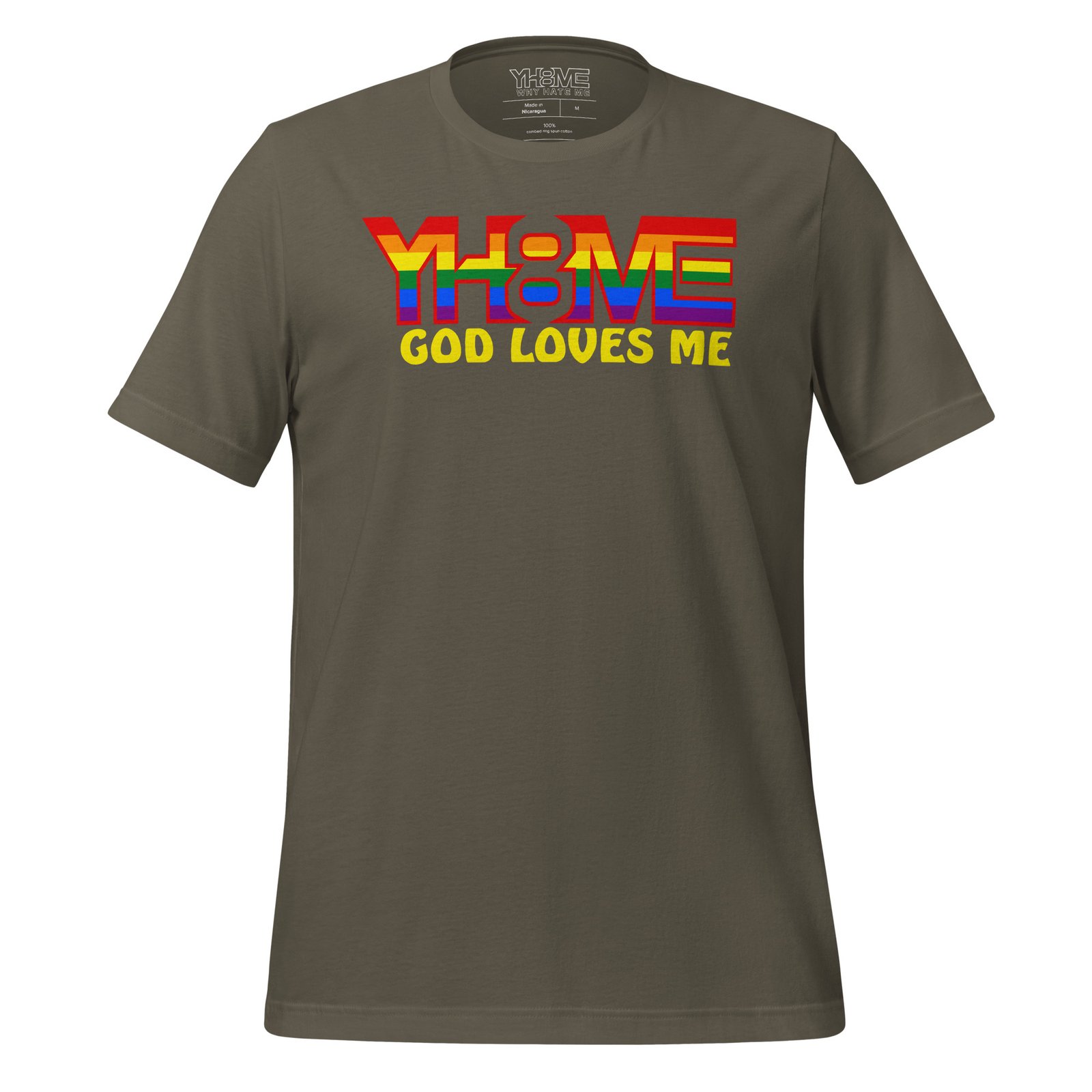 YH8ME GOD LOVES ME PRIDE T-SHIRT angle 22