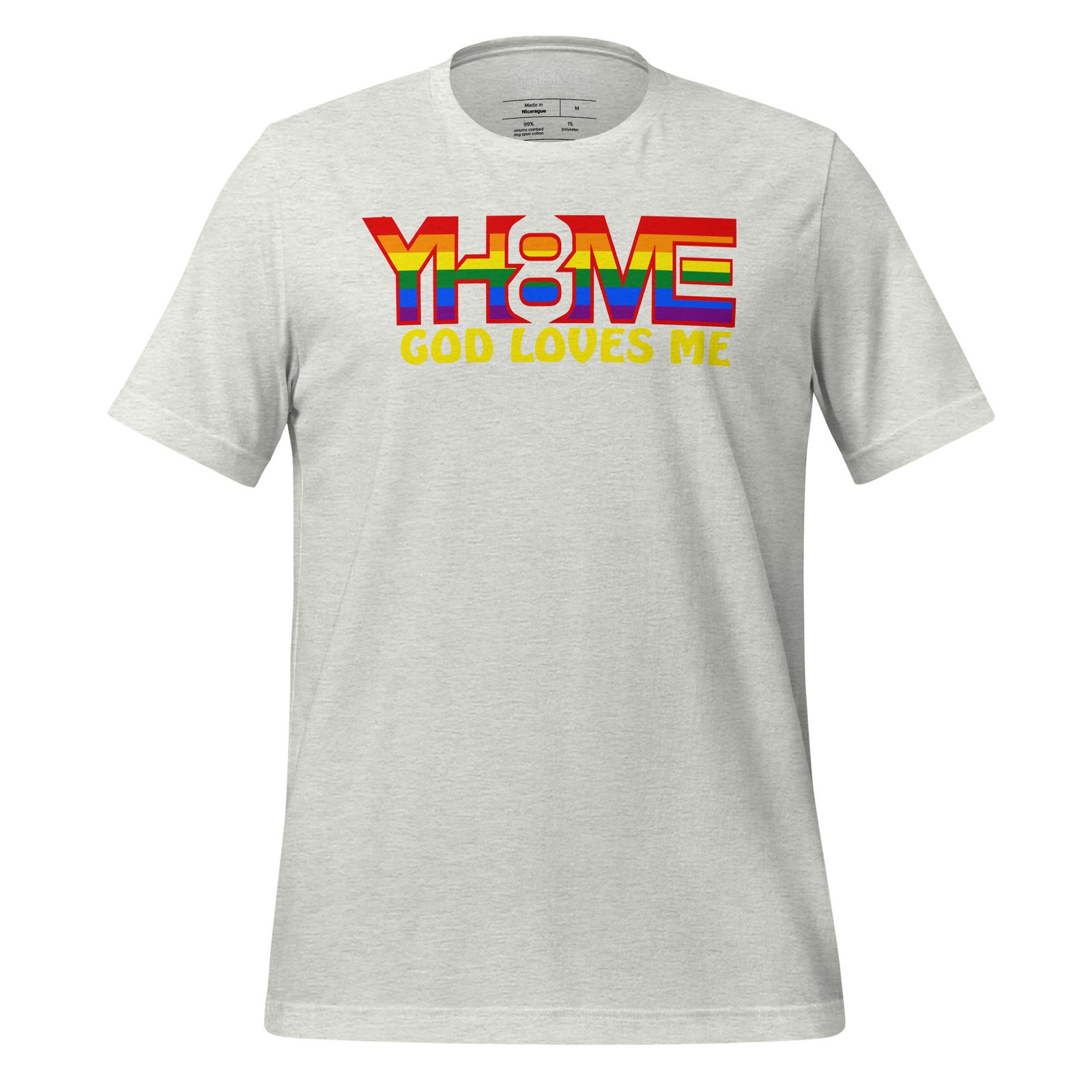 YH8ME GOD LOVES ME PRIDE T-SHIRT angle 32