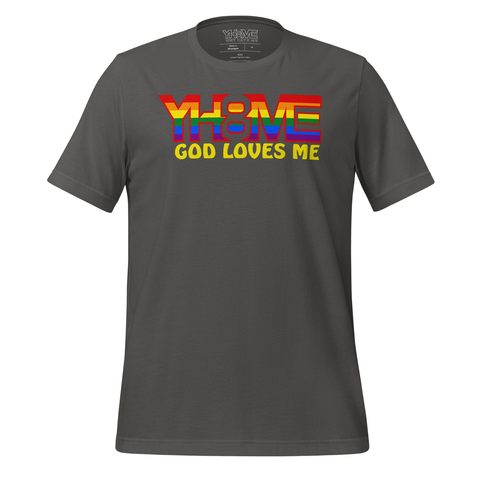 YH8ME GOD LOVES ME PRIDE T-SHIRT angle 20