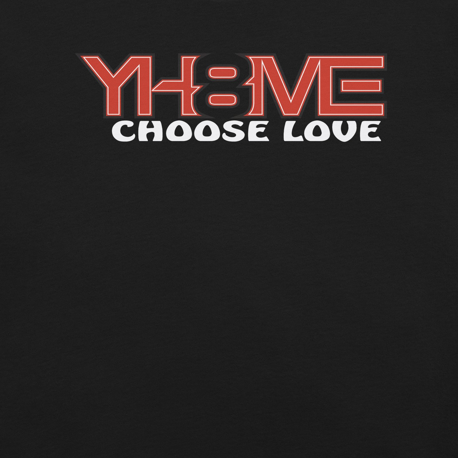 YH8ME CHOOSE LOVE T-SHIRT angle 2