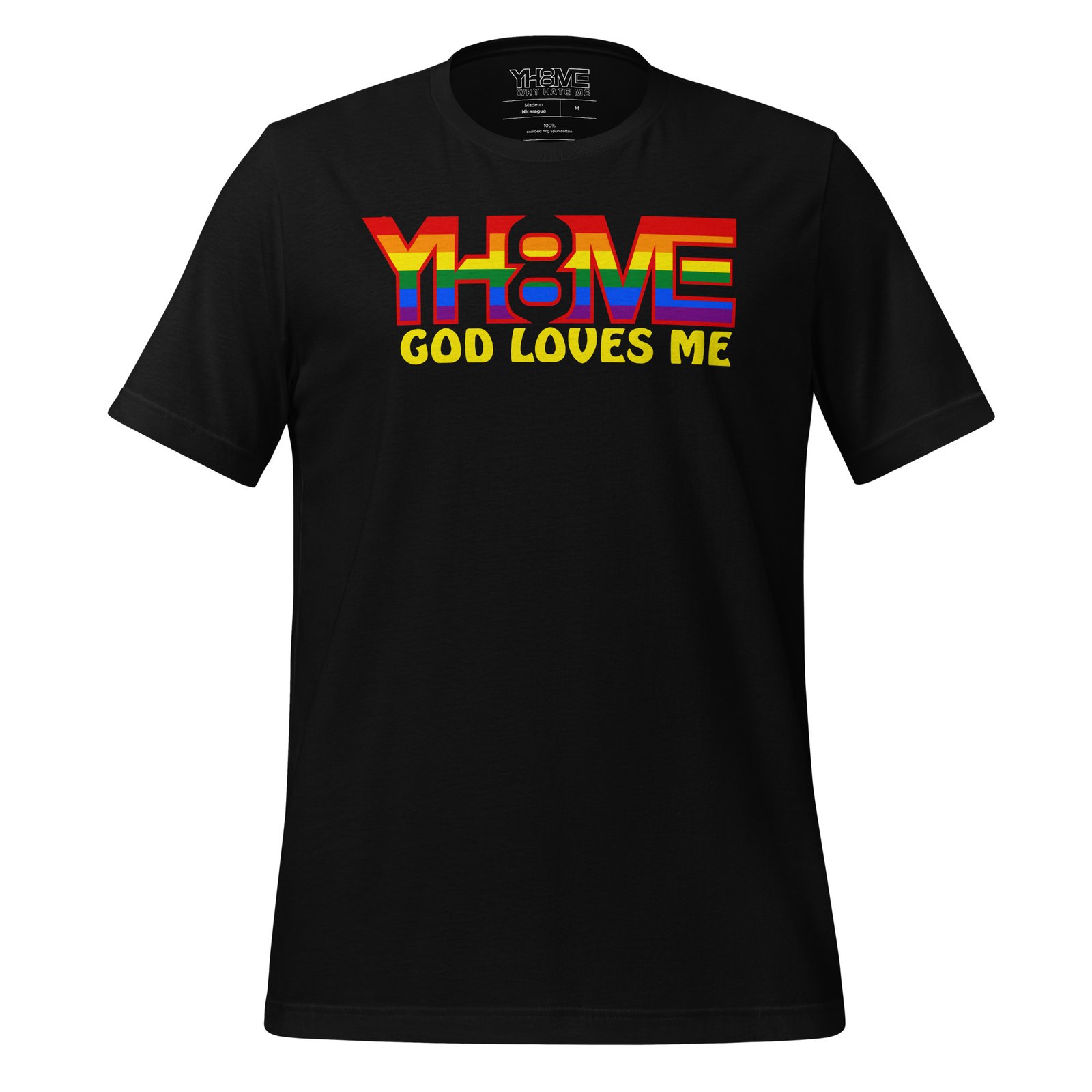 YH8ME GOD LOVES ME PRIDE T-SHIRT