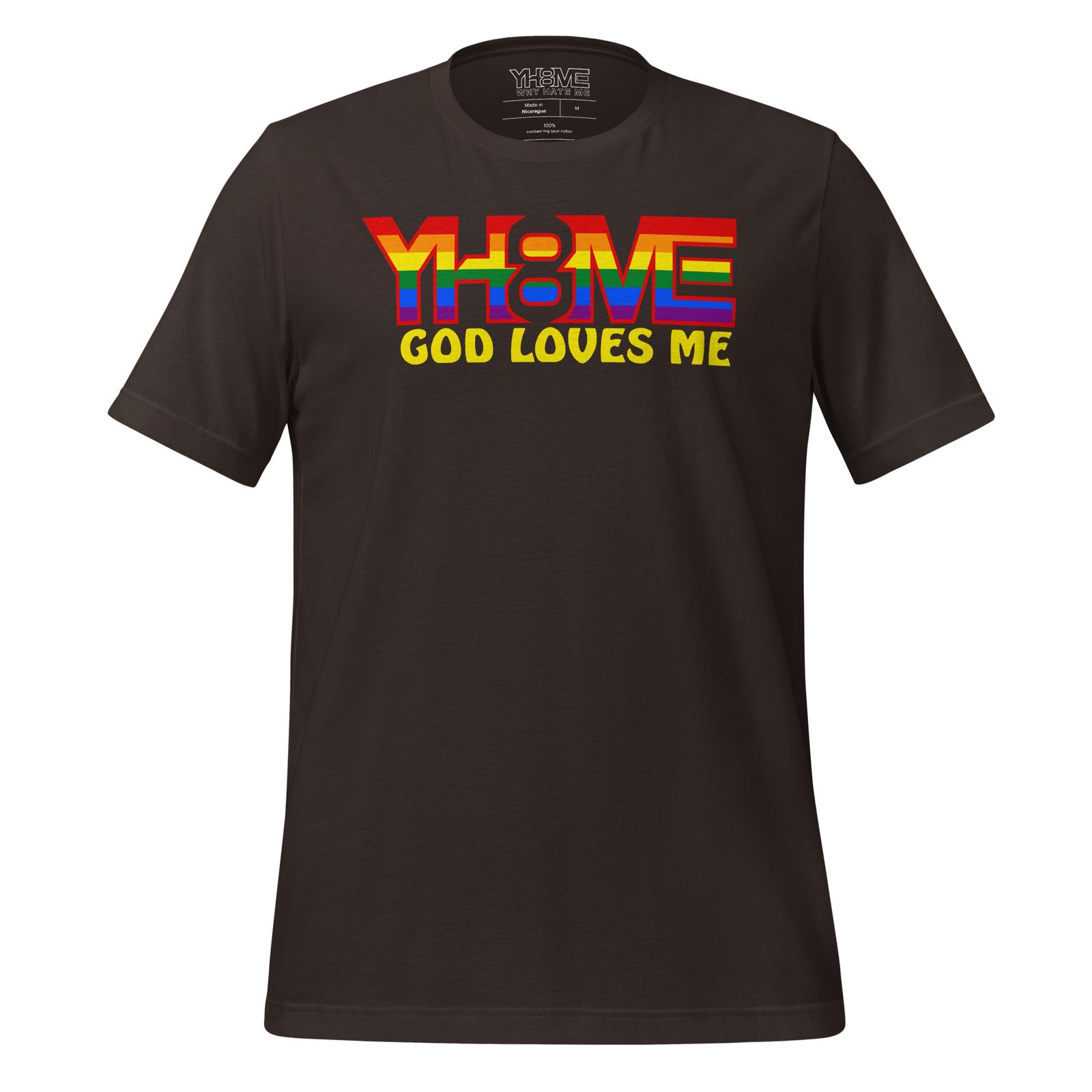 YH8ME GOD LOVES ME PRIDE T-SHIRT angle 8