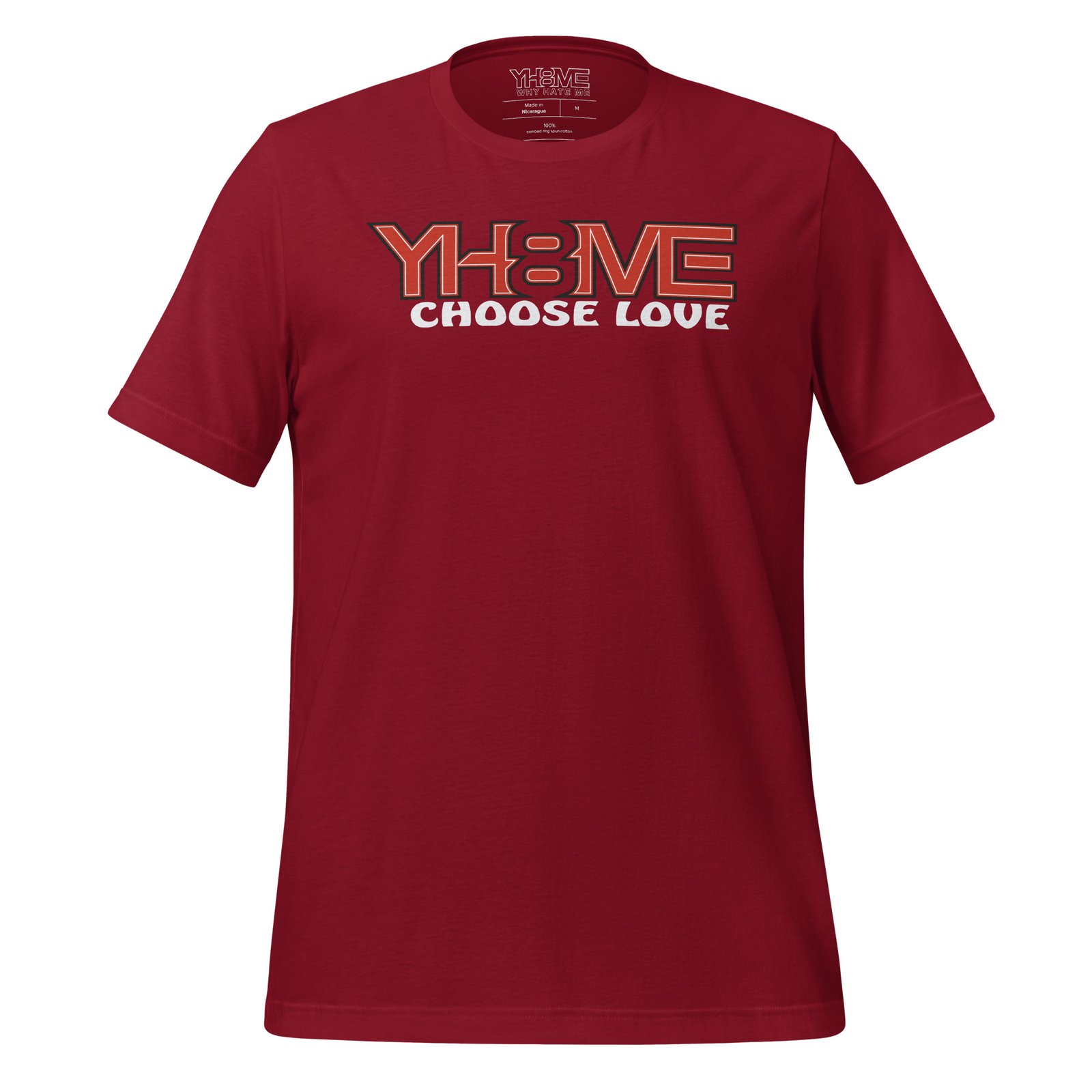 YH8ME CHOOSE LOVE T-SHIRT angle 6