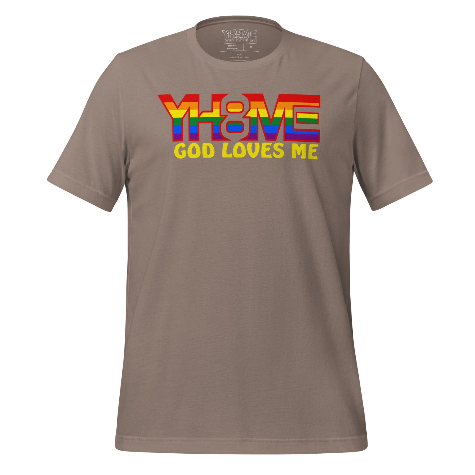 YH8ME GOD LOVES ME PRIDE T-SHIRT angle 28