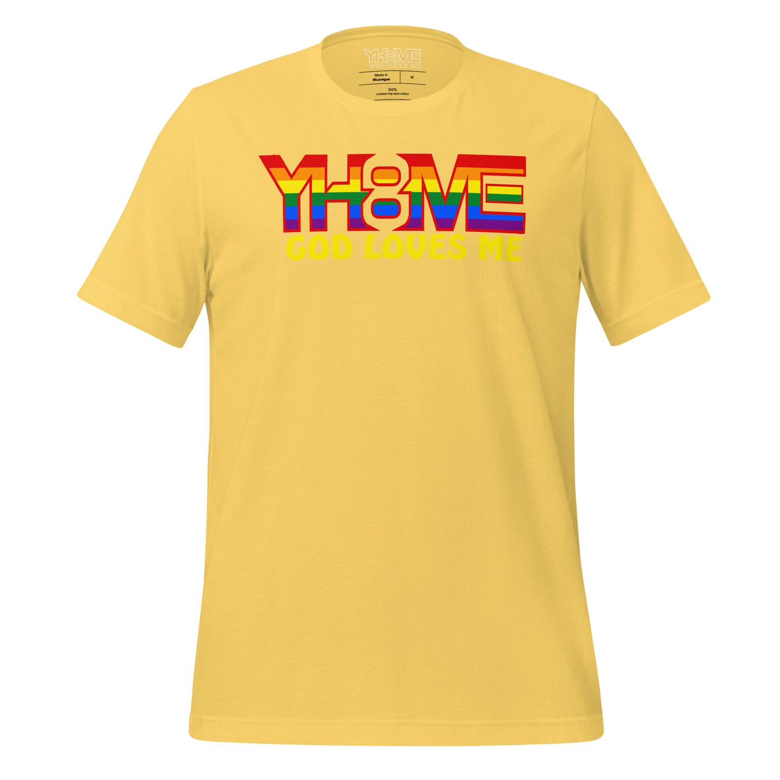 YH8ME GOD LOVES ME PRIDE T-SHIRT angle 30